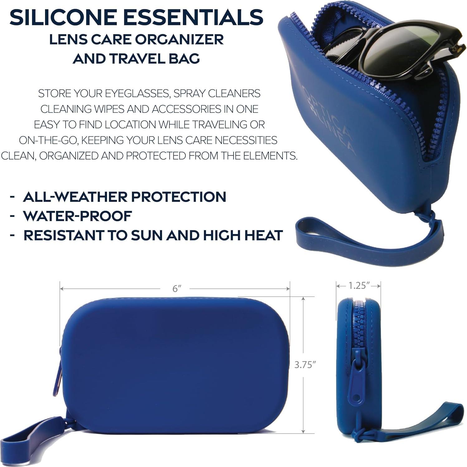 Bolsa de Viaje Impermeable Opticalinea + Kit de Spray 60ml