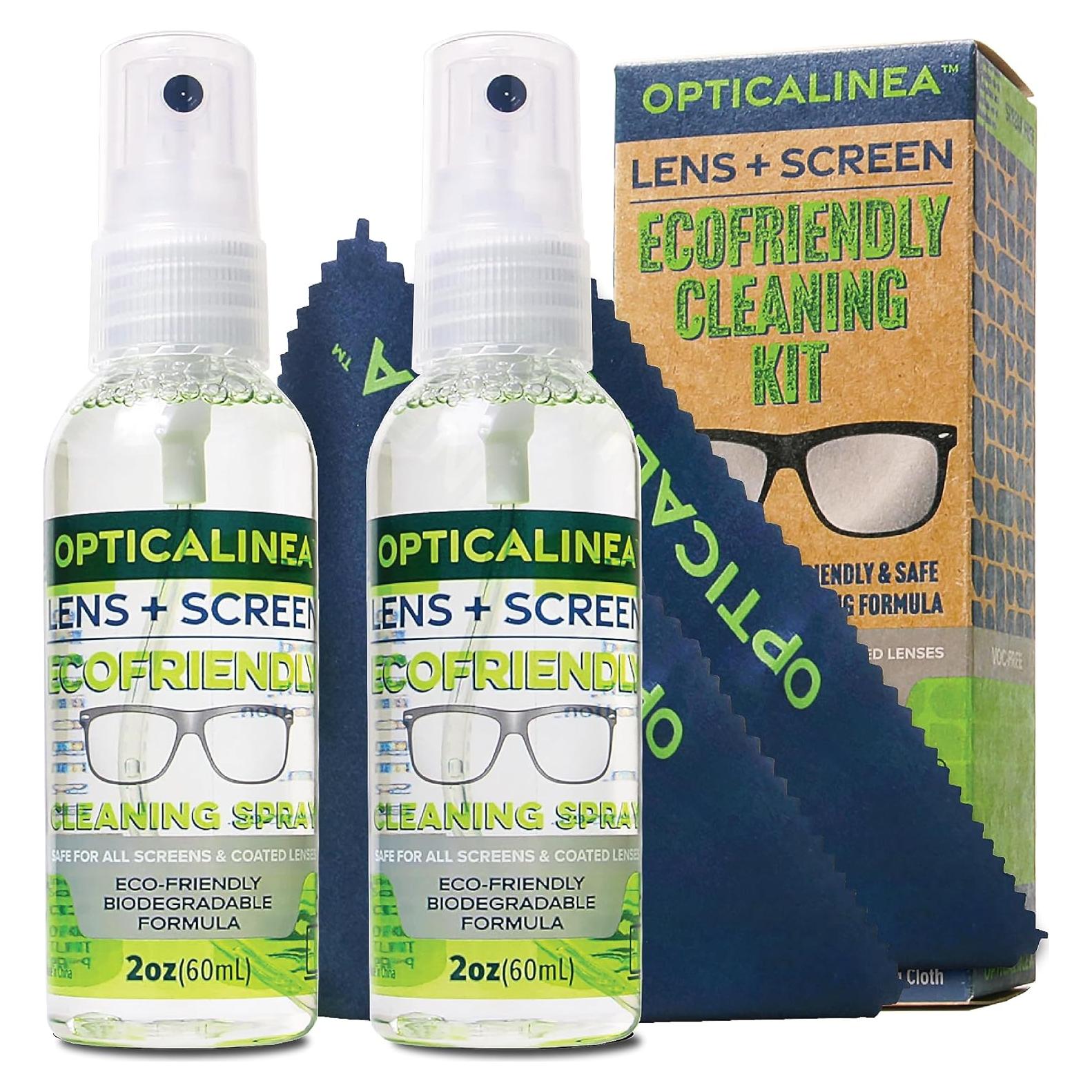 Limpiador de Lentes y Pantallas Opticalinea 2 Paquetes 118 ml
