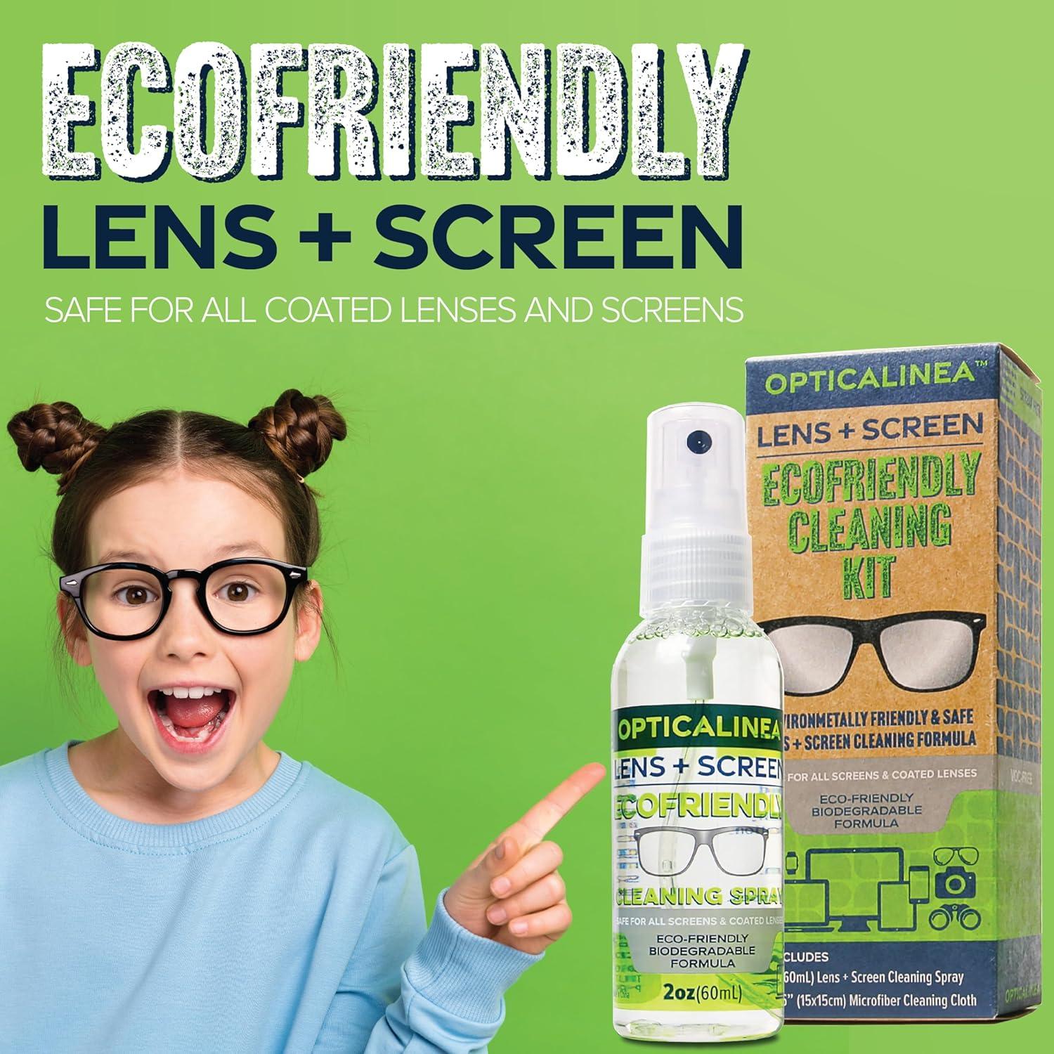 Limpiador de Lentes y Pantallas Opticalinea 2 Paquetes 118 ml