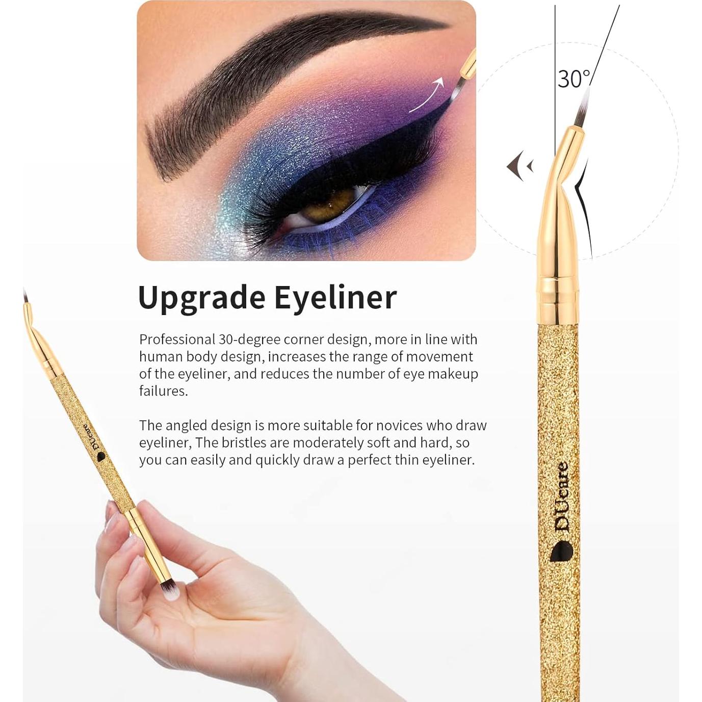 Conjunto de Brochas de Maquillaje DUcare 5 Piezas Viaje