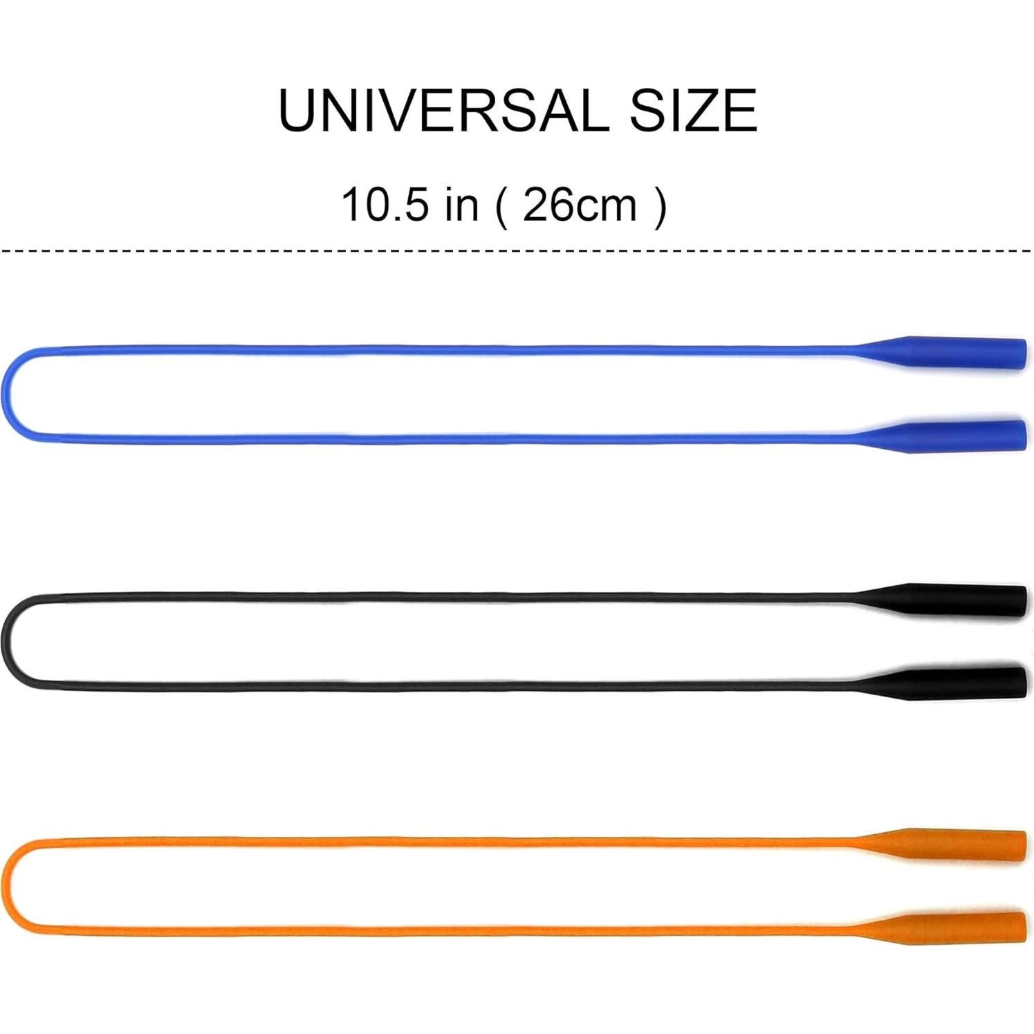 Soporte de Gafas JM Silicona Elástica Impermeable 3 Pzs