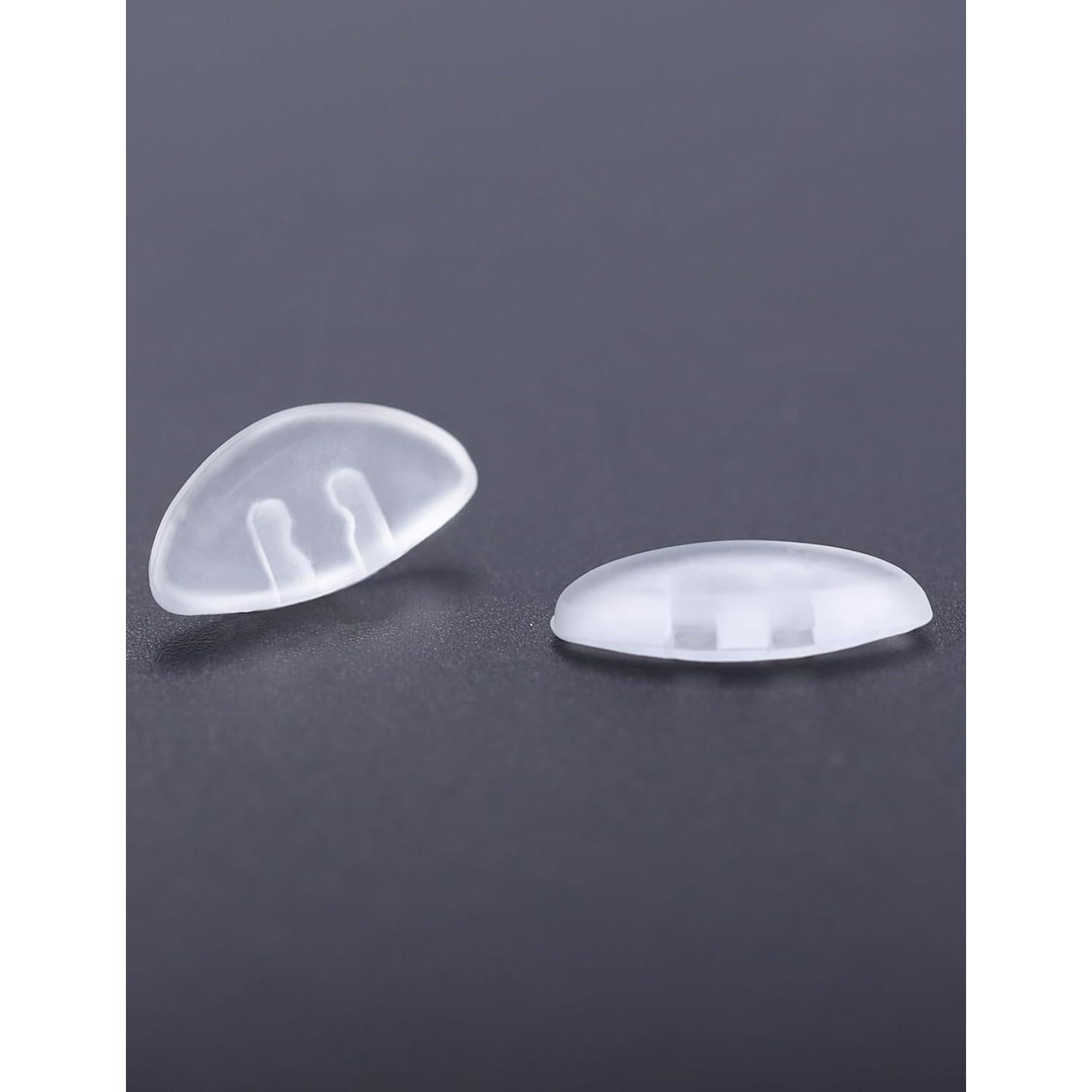 12 Pares Almohadillas Nariz Gafas Tolaxy 15mm Transparentes