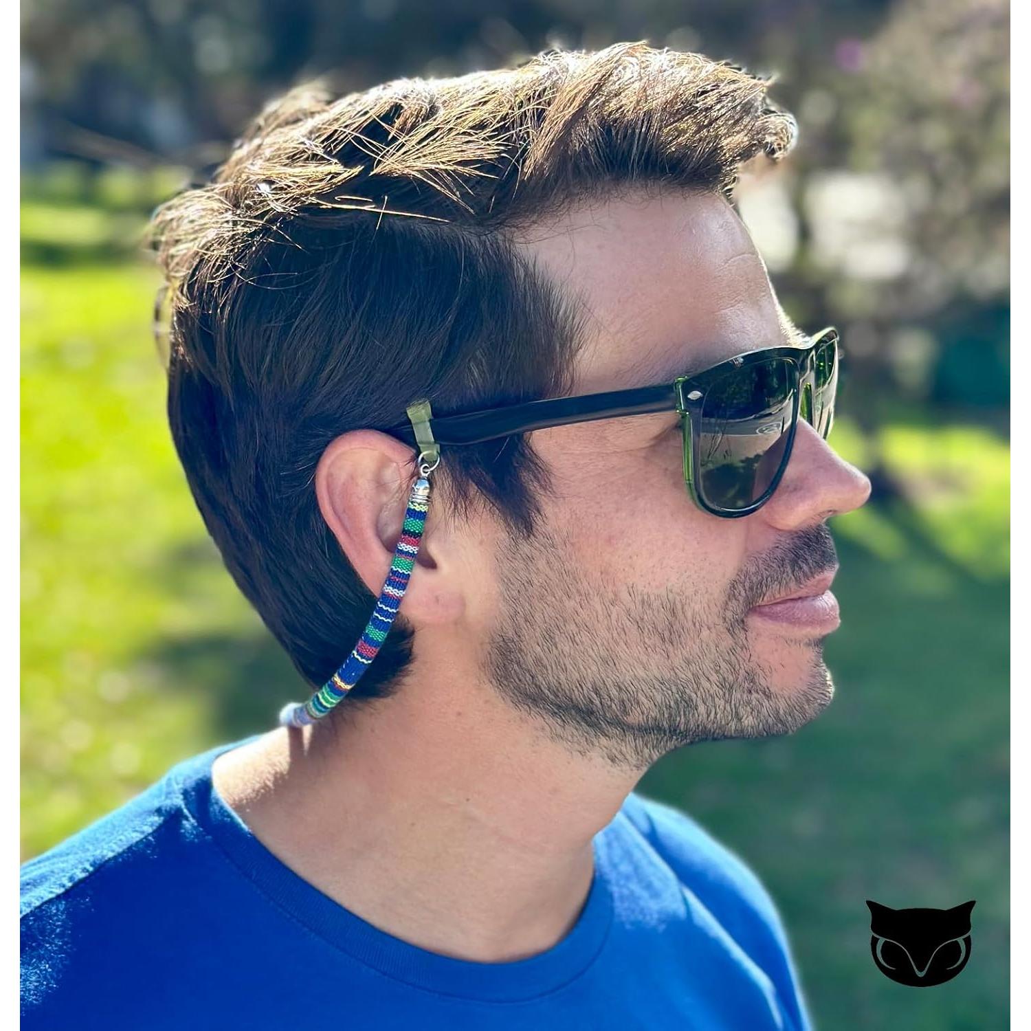 BUMA Soporte para Gafas - 2 Cuerdas de Algodón 69.85 cm