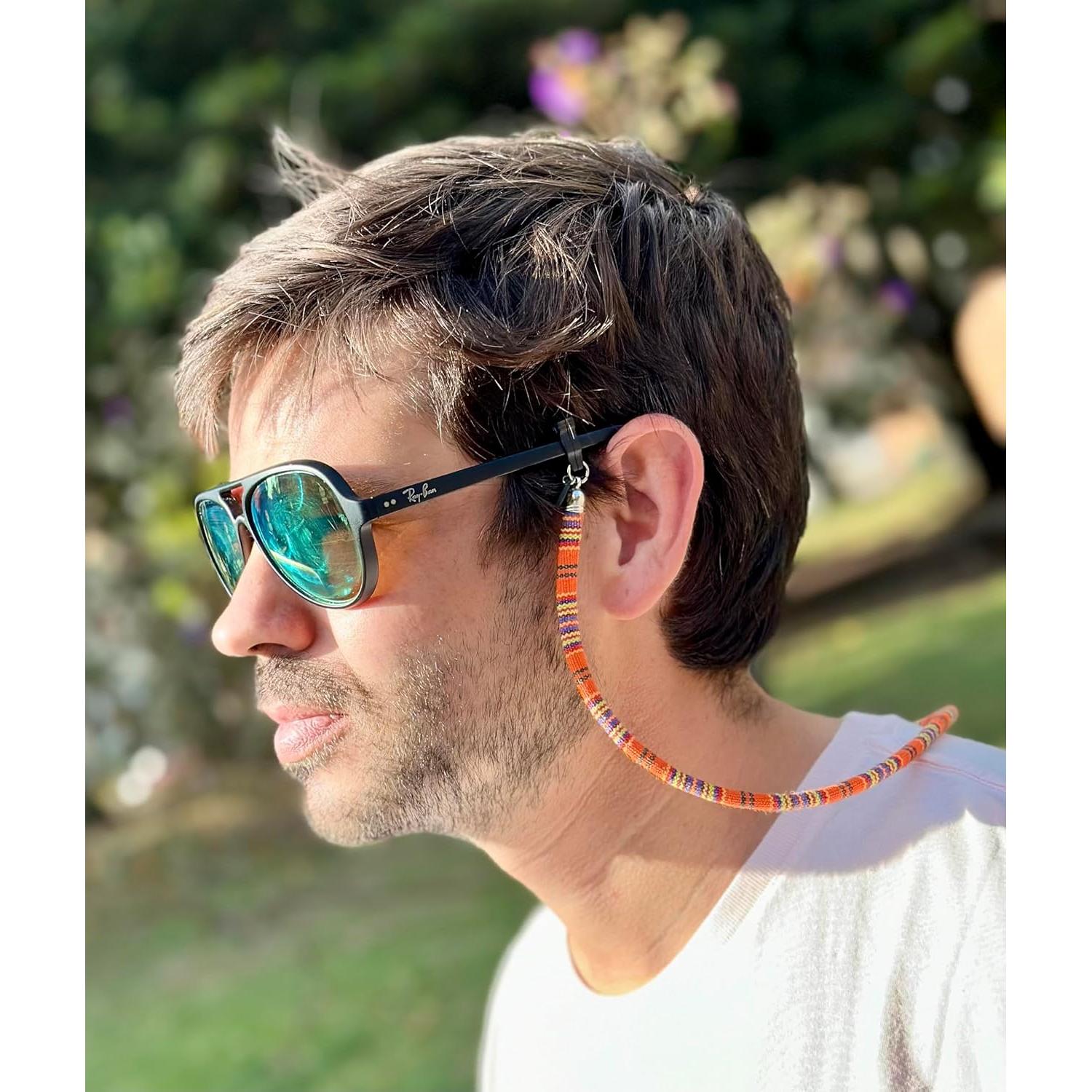 BUMA Soporte para Gafas - 2 Cuerdas de Algodón 69.85 cm