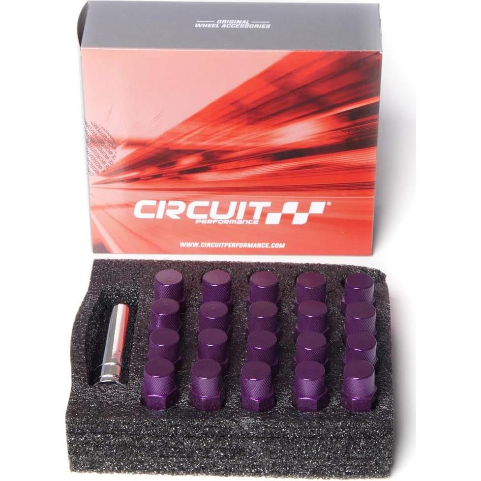Tuerca Hexagonal Circuit Performance 12x1.25 Púrpura - 20 Piezas