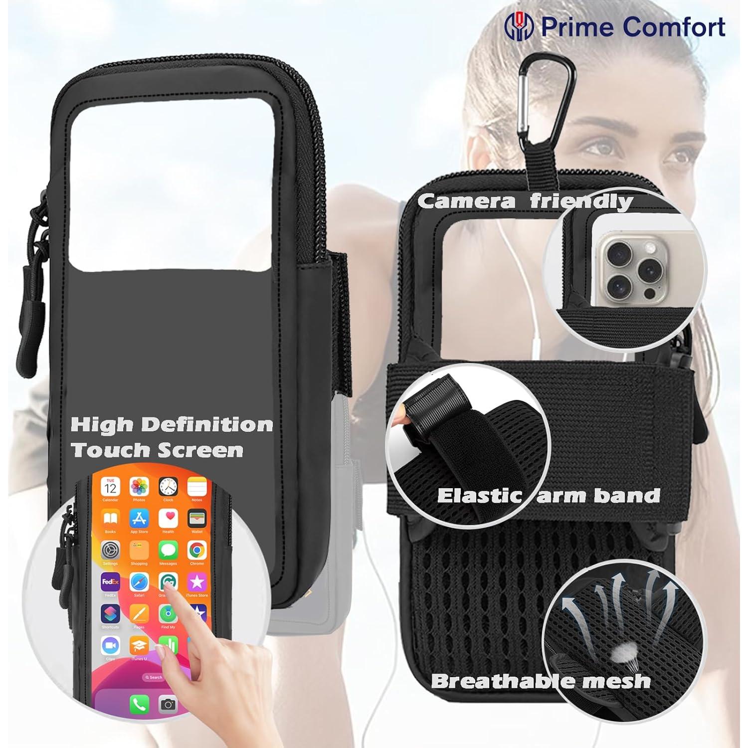 Soporte para Teléfono Prime Comfort - Banda Ajustable Negra