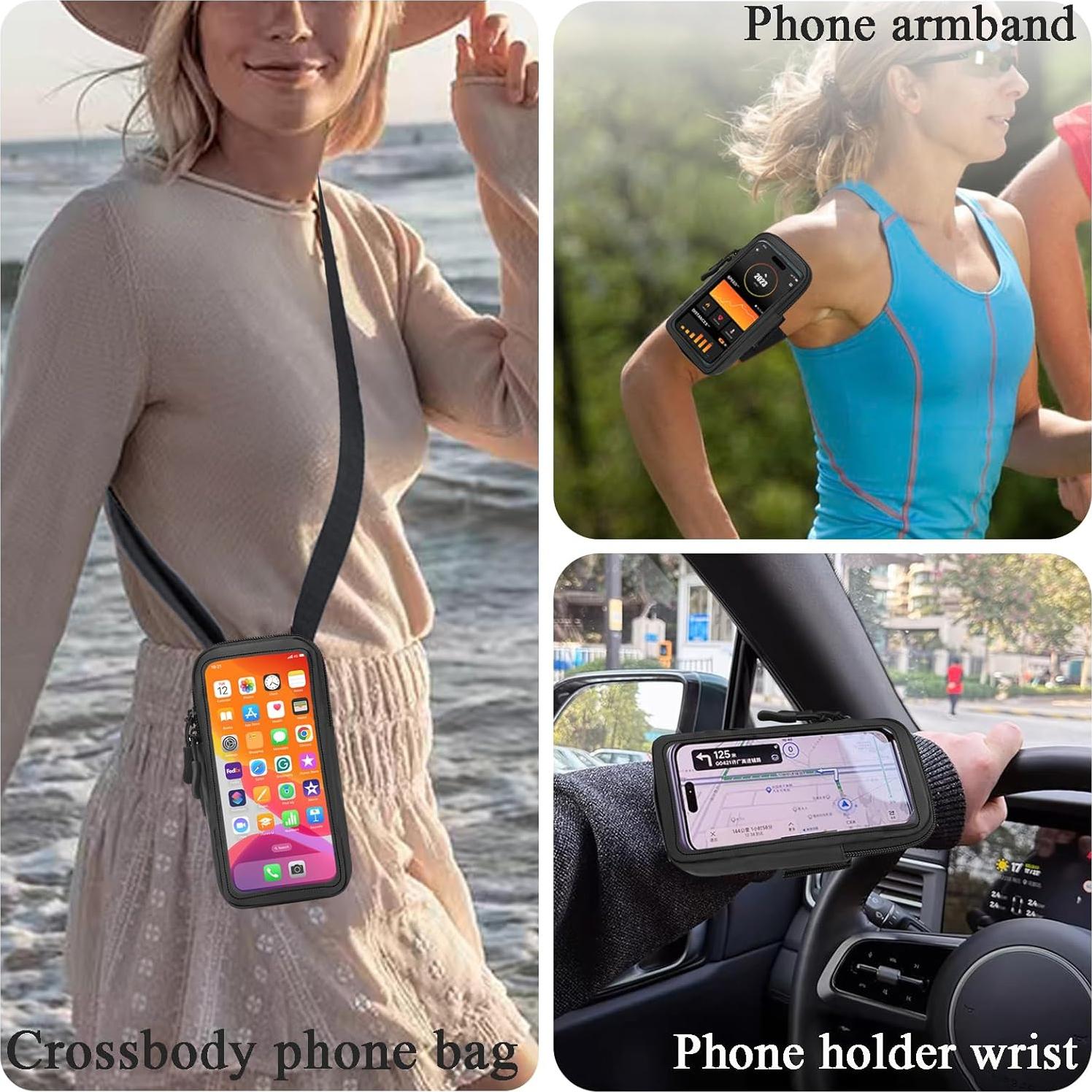 Soporte para Teléfono Prime Comfort - Banda Ajustable Negra