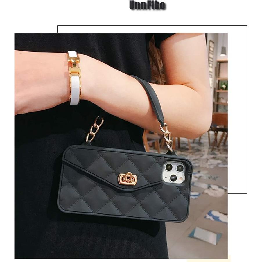 Funda Cartera UnnFiko para iPhone 14 Pro Max Negra