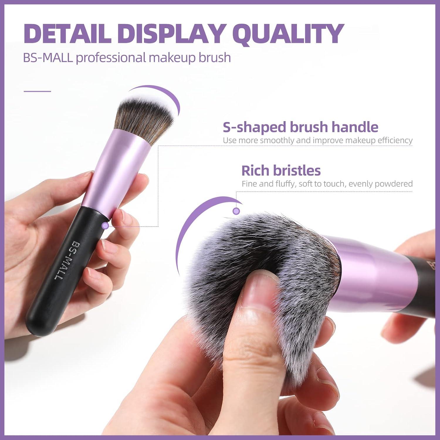 Conjunto de Brochas de Maquillaje BS-MALL 18 Piezas Sintéticas