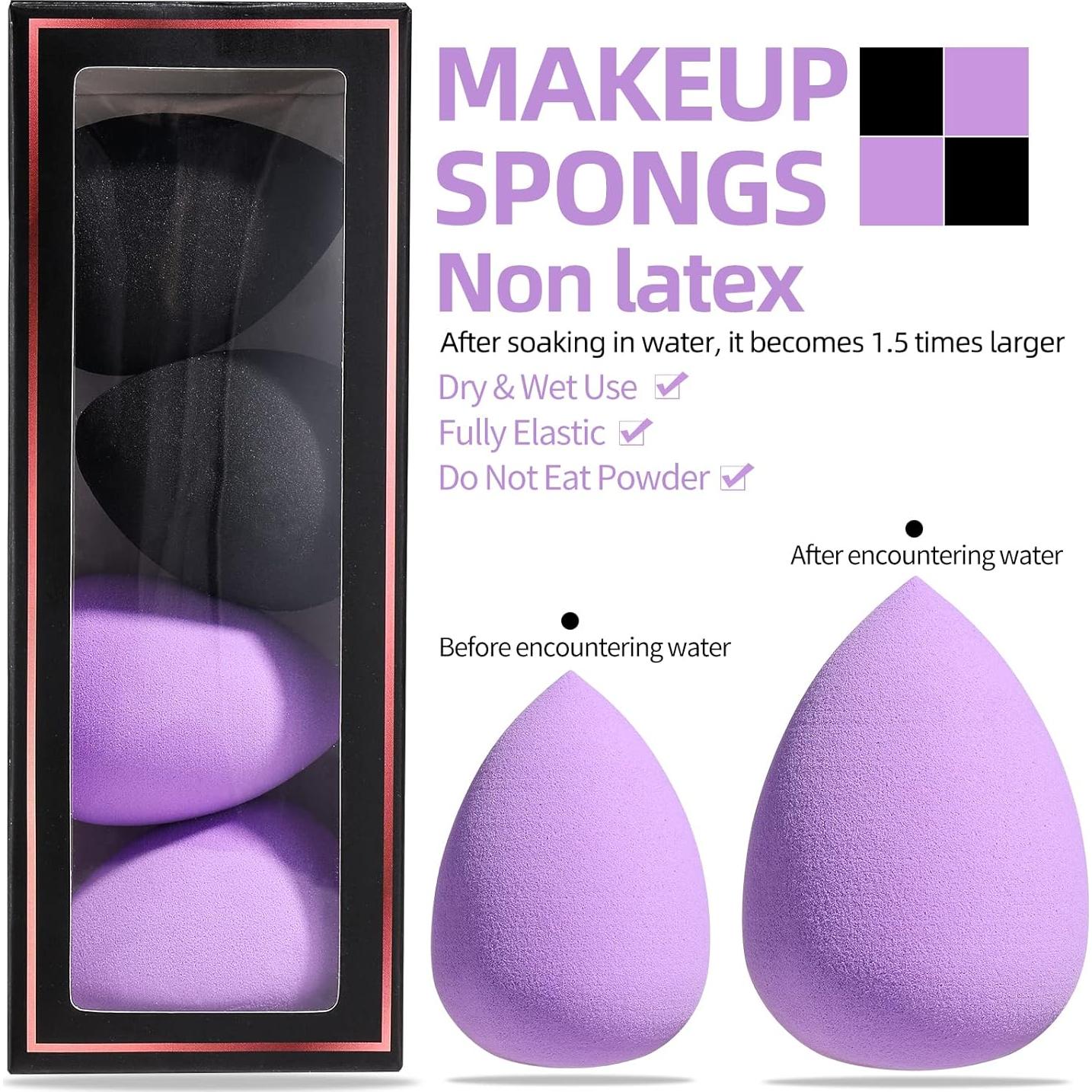 Conjunto de Brochas de Maquillaje BS-MALL 18 Piezas Sintéticas