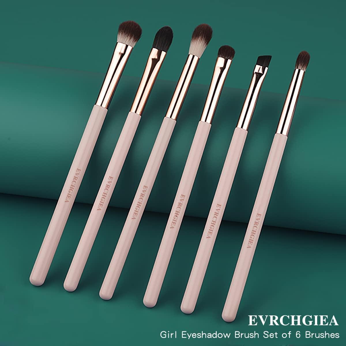 Juego de Brochas para Maquillaje de Ojos EVRCHGIEA 6 Pcs