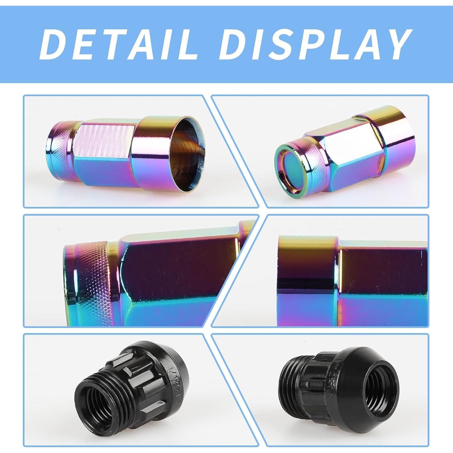 20 Tuercas de Rueda M12x1.5 EZPROIT Cromo Neo