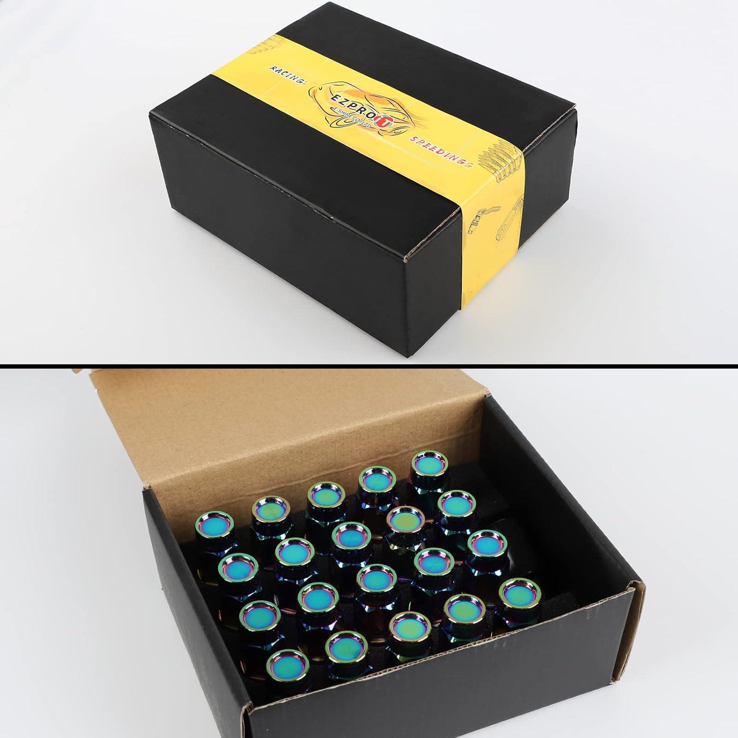 20 Tuercas de Rueda M12x1.5 EZPROIT Cromo Neo