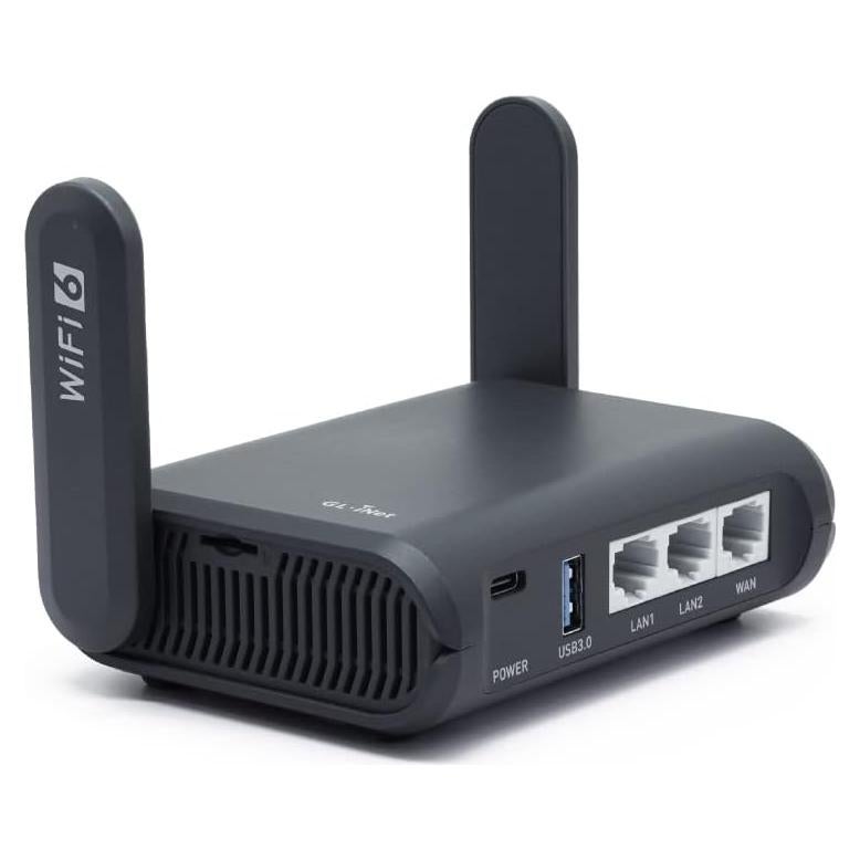 Enrutador GL.iNet Slate AX Wi-Fi 6 Portátil 1800 Mbps