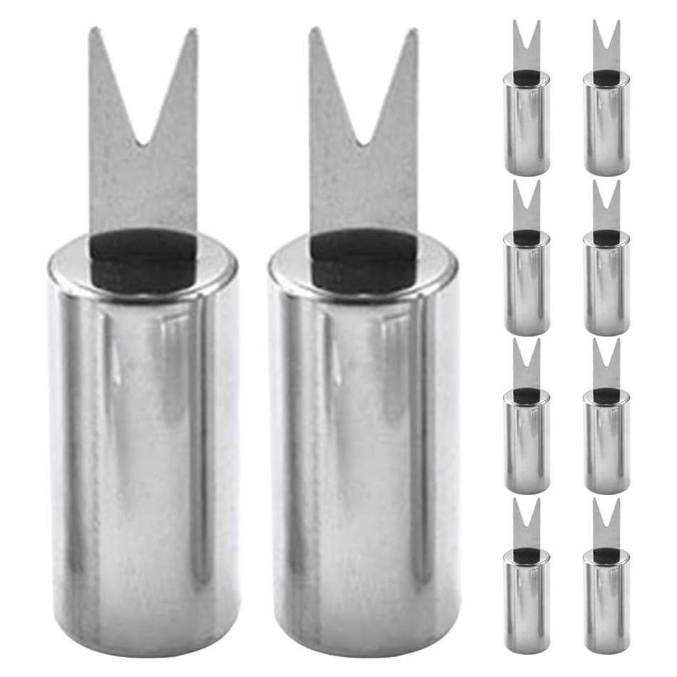 Soportes de Maíz Unomor de Acero Inoxidable - 10 Pcs