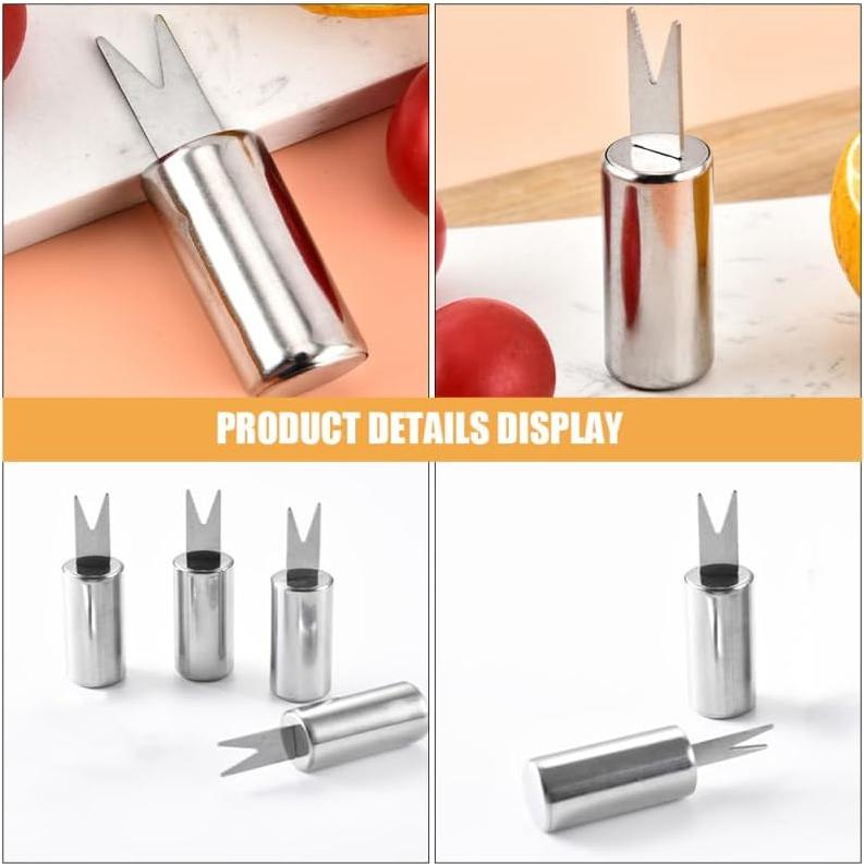 Soportes de Maíz Unomor de Acero Inoxidable - 10 Pcs