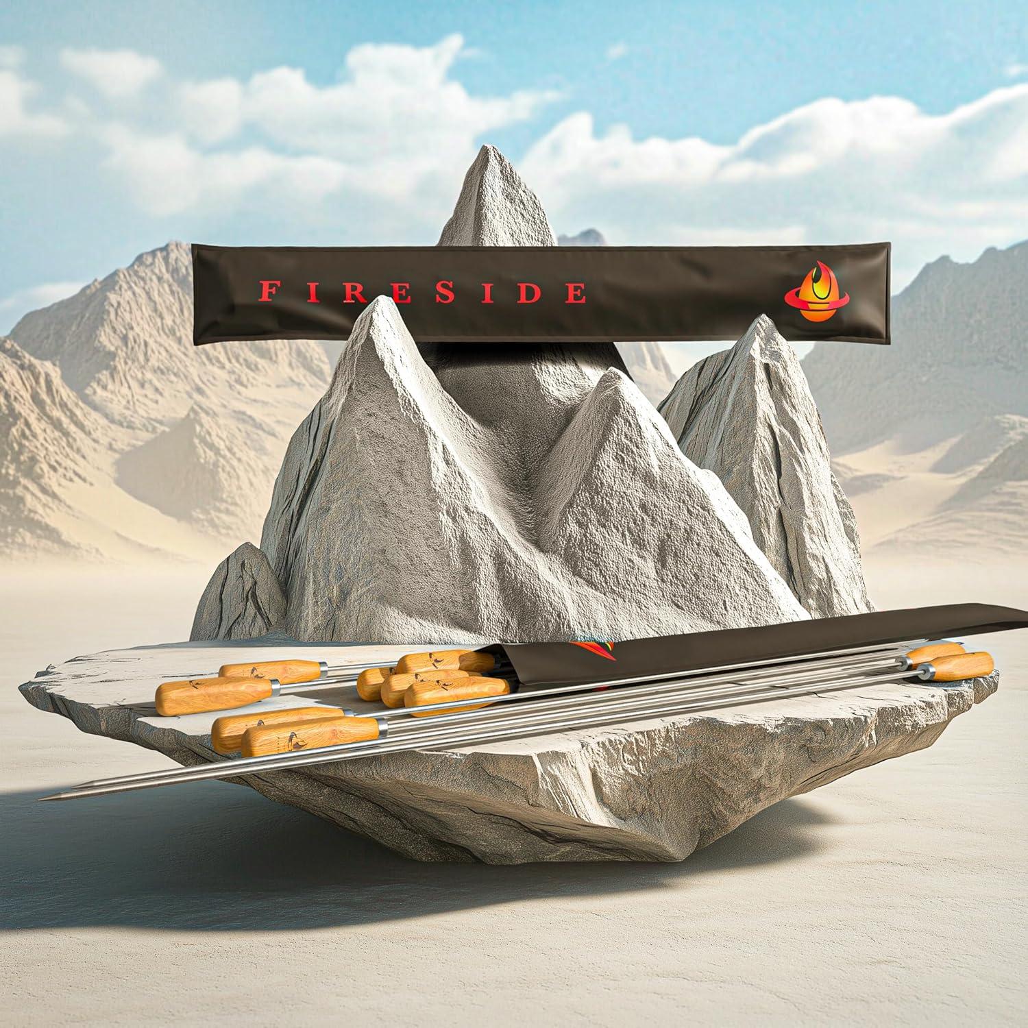 Palitos de Malvavisco Fireside 34" (86.36 cm) - Paquete de 10