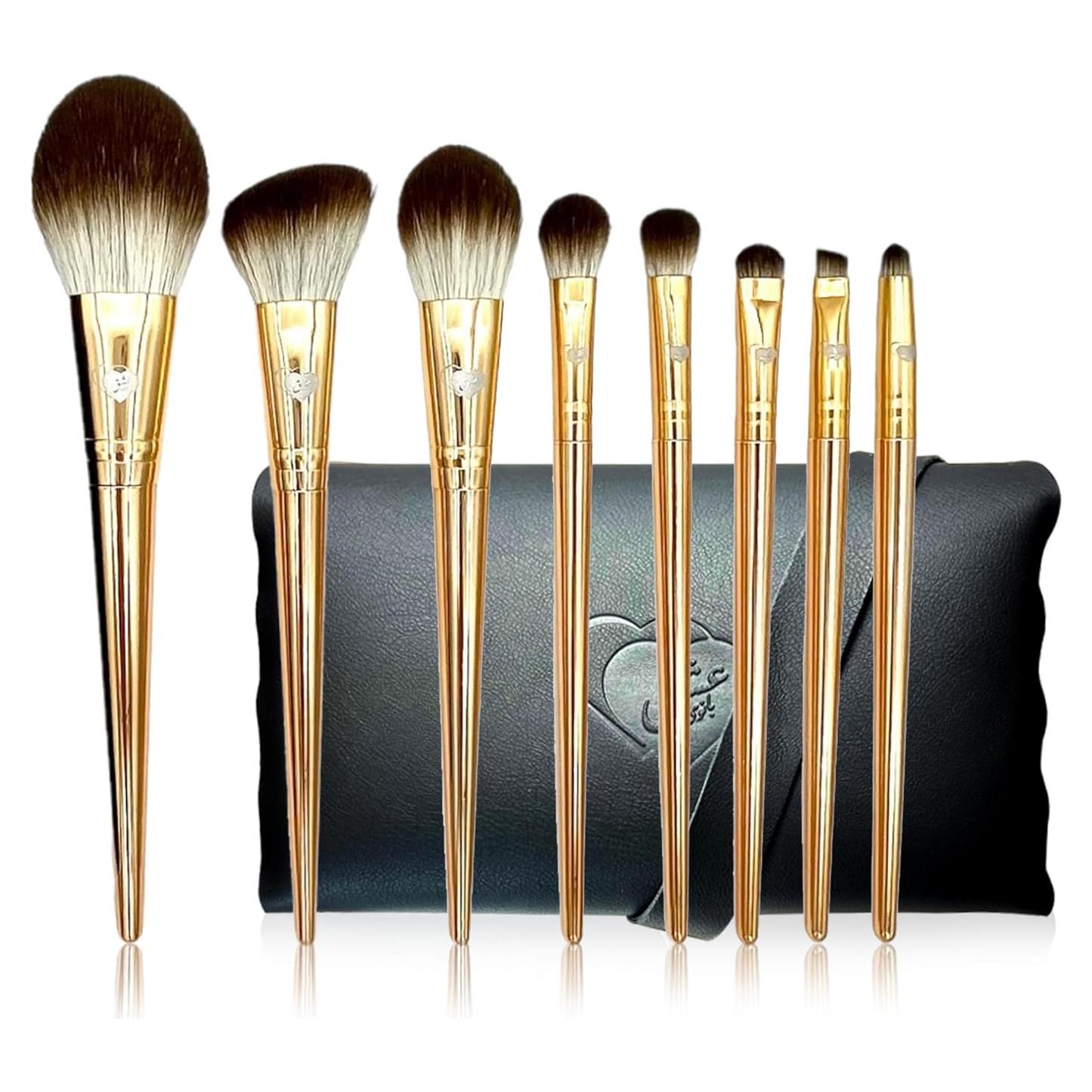 Set de 8 Brochas de Maquillaje Lady of Eshgh | Profesional y Viaje