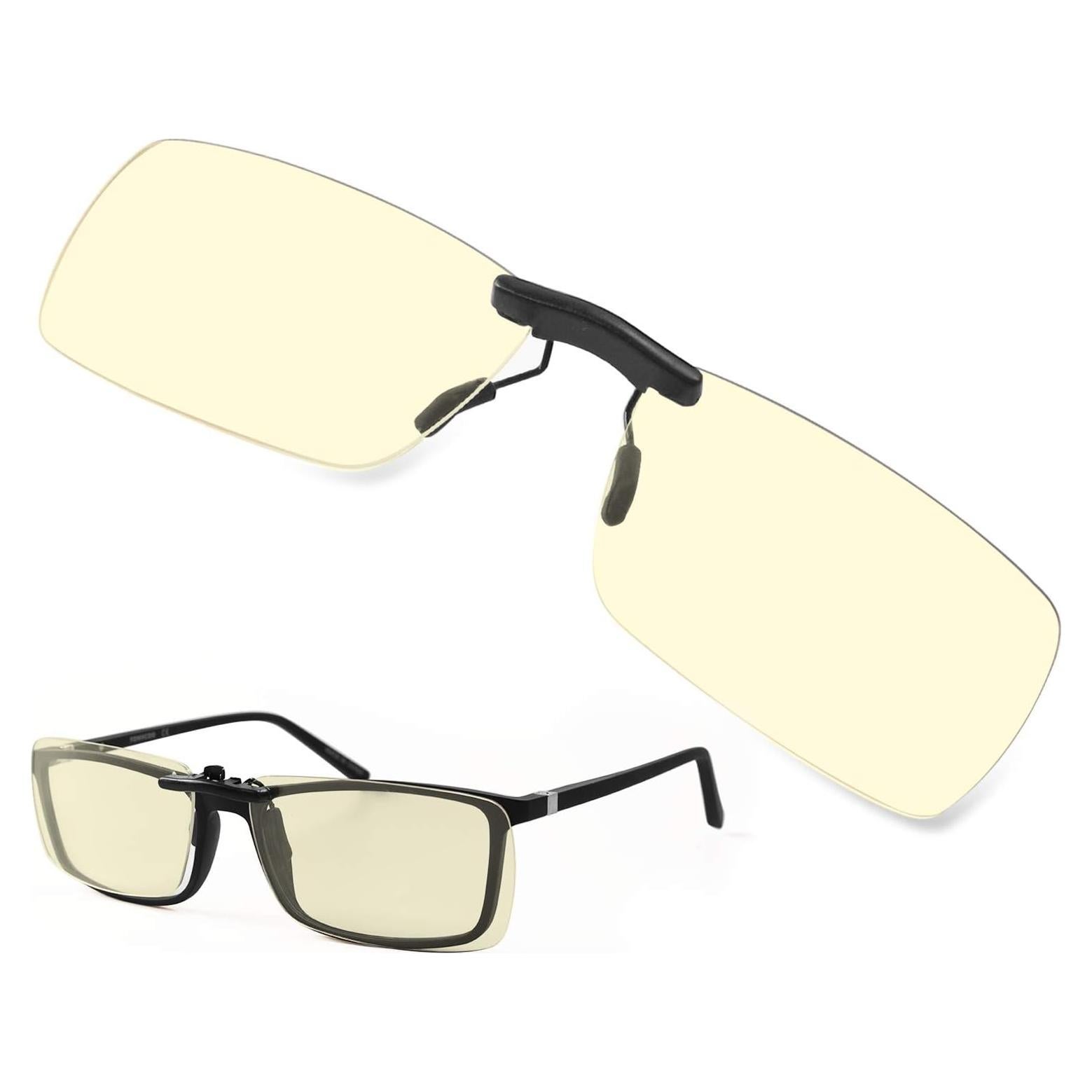 Clip en Gafas FONHCOO Anti Luz Azul UV400 para Prescripción