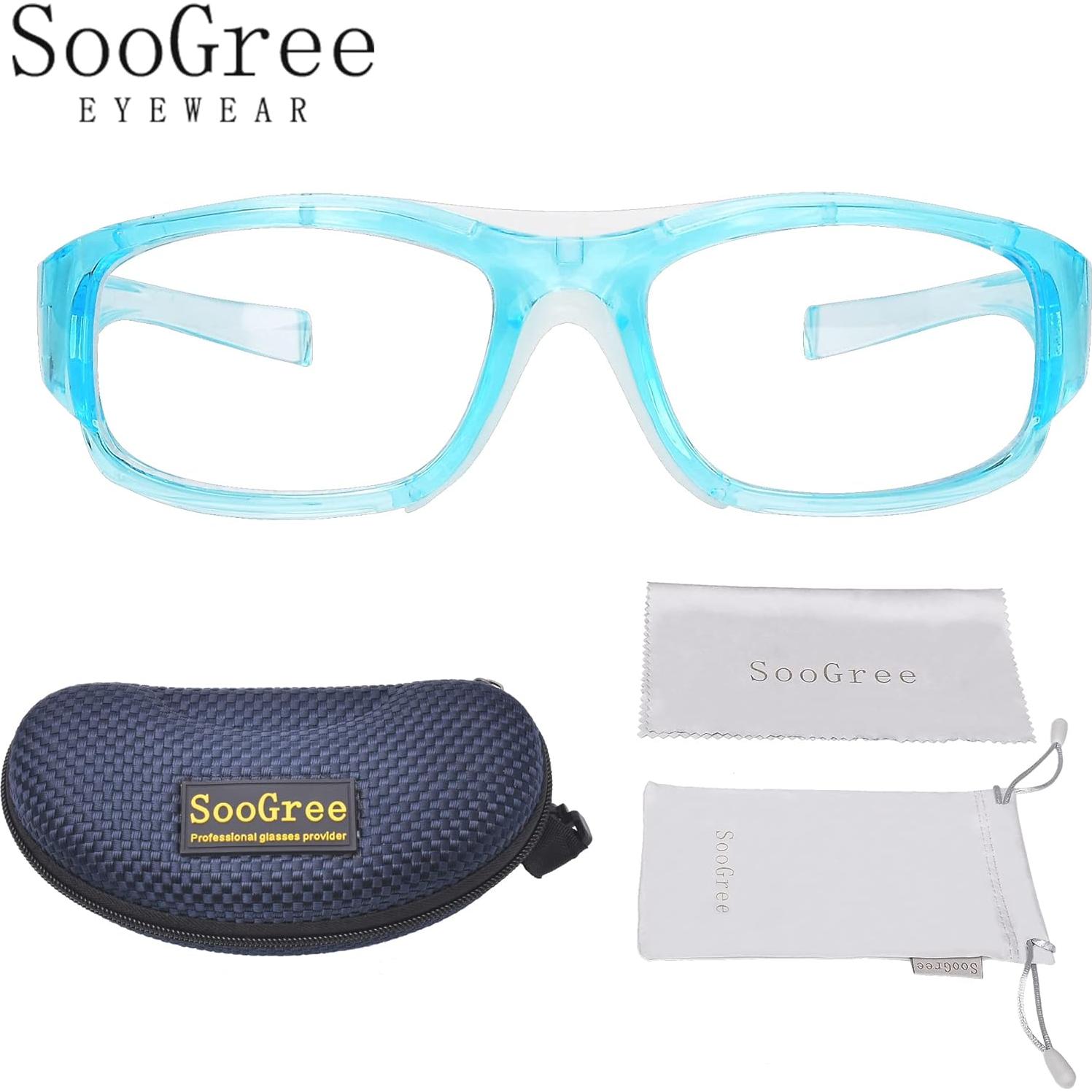 Gafas Deportivas TR90 Azul Claro con Correa Ajustable