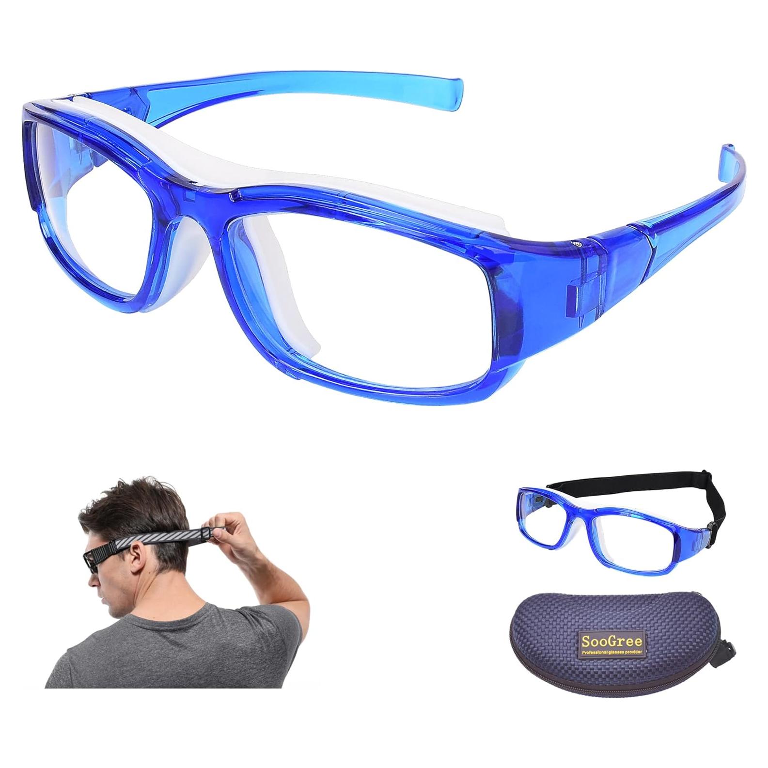 Gafas Deportivas TR90 Azul Mar con Lentes Reemplazables