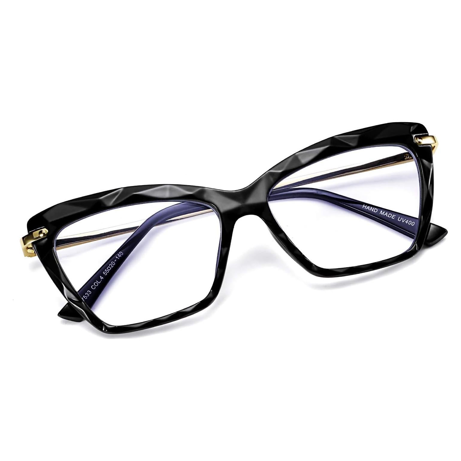 Gafas de Ojo de Gato FEISEDY con Lentes Bloqueadores de Luz Azul
