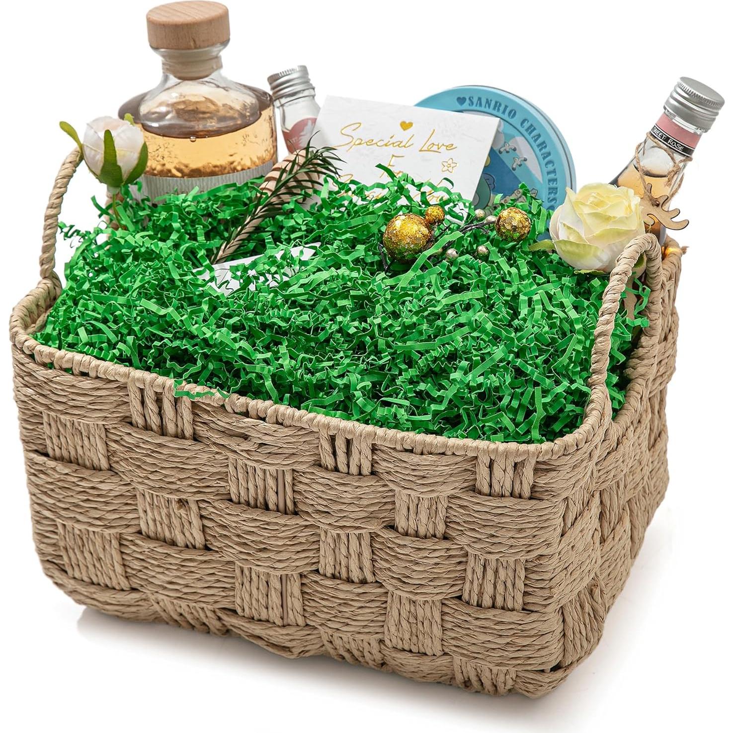 Relleno de Papel Cortado en Ondas Mefleet 0.5 LB Verde Ecológico