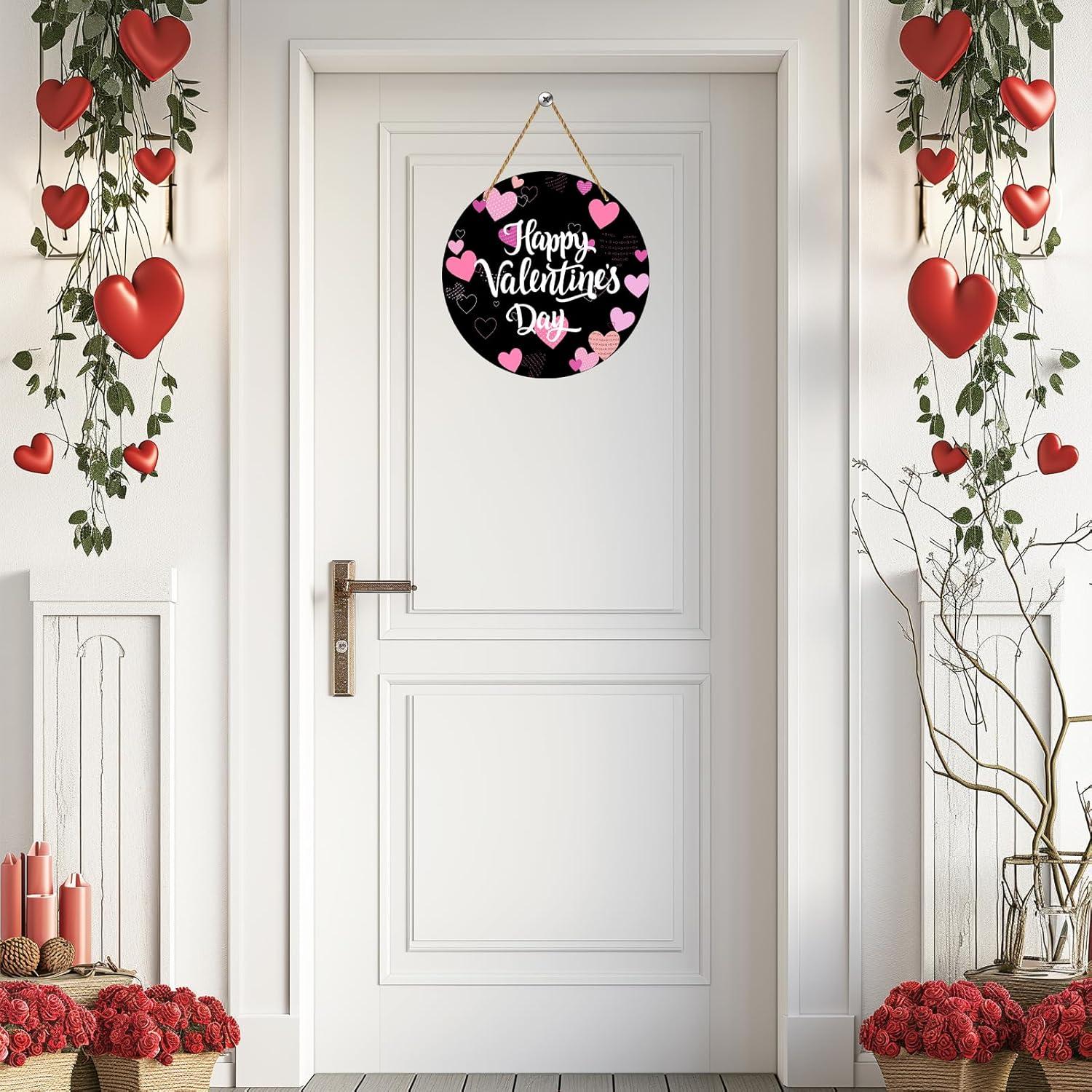 Decoración Reversible de Puerta San Valentín y San Patricio YUNKKIN