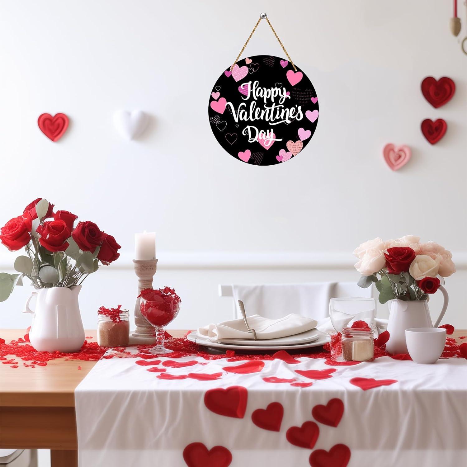 Decoración Reversible de Puerta San Valentín y San Patricio YUNKKIN