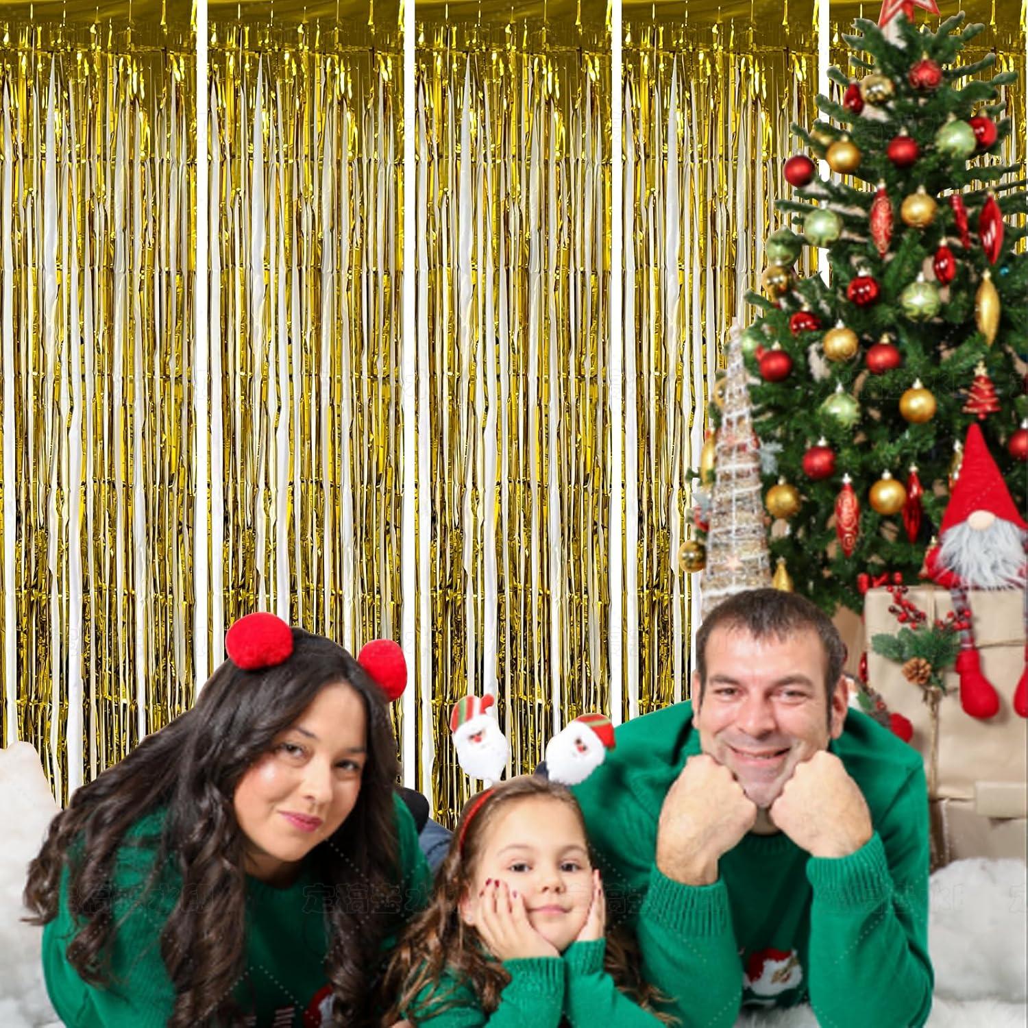 Paquete de 5 Cortinas de Foil Plateado 200x100 cm LARUTOHT