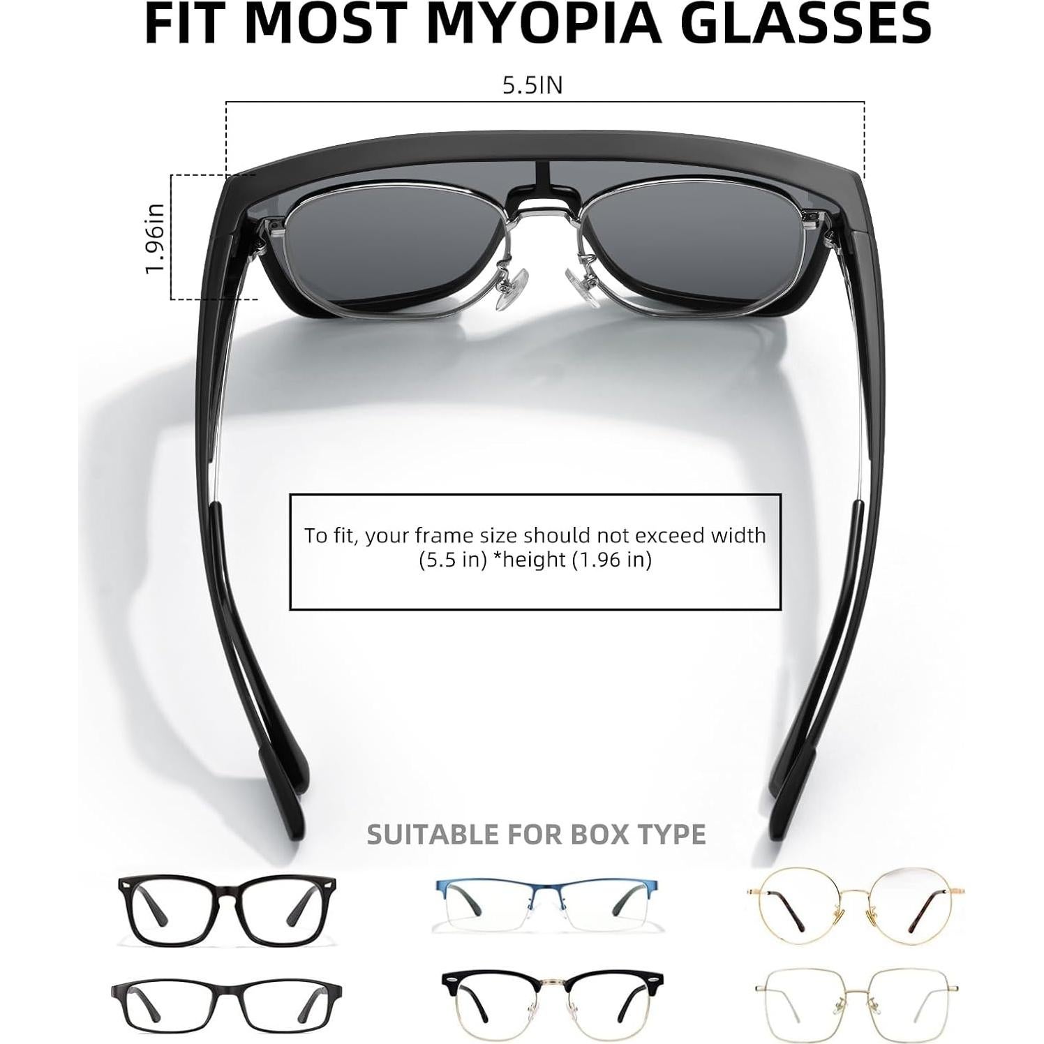 Gafas de Sol Polarizadas ROCKBROS UV400 Ajustables para Conducir