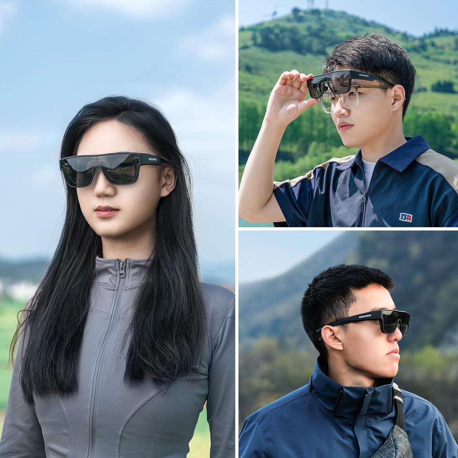 Gafas de Sol Polarizadas ROCKBROS UV400 Ajustables para Conducir