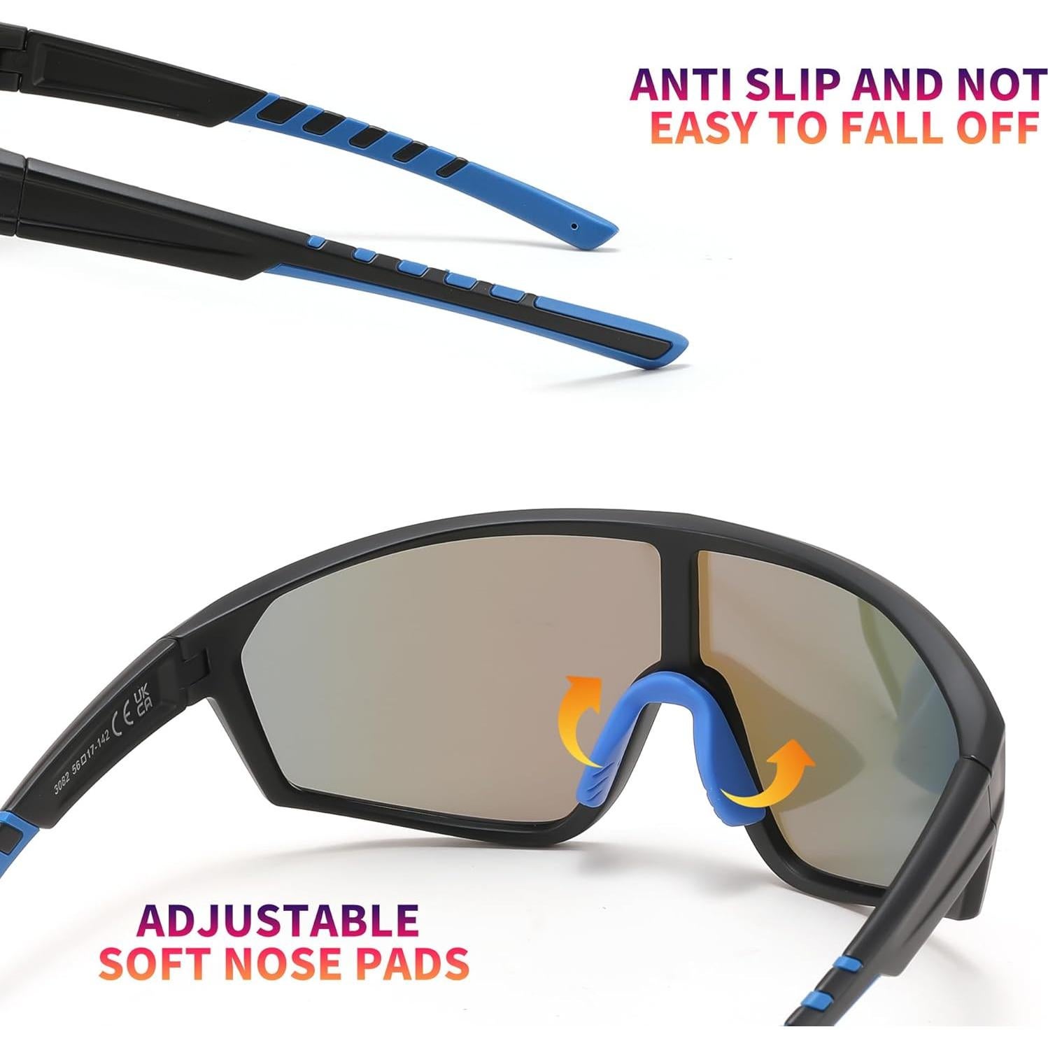 Gafas de Sol Polarizadas FEISEDY UV400 para Ciclismo y Deportes