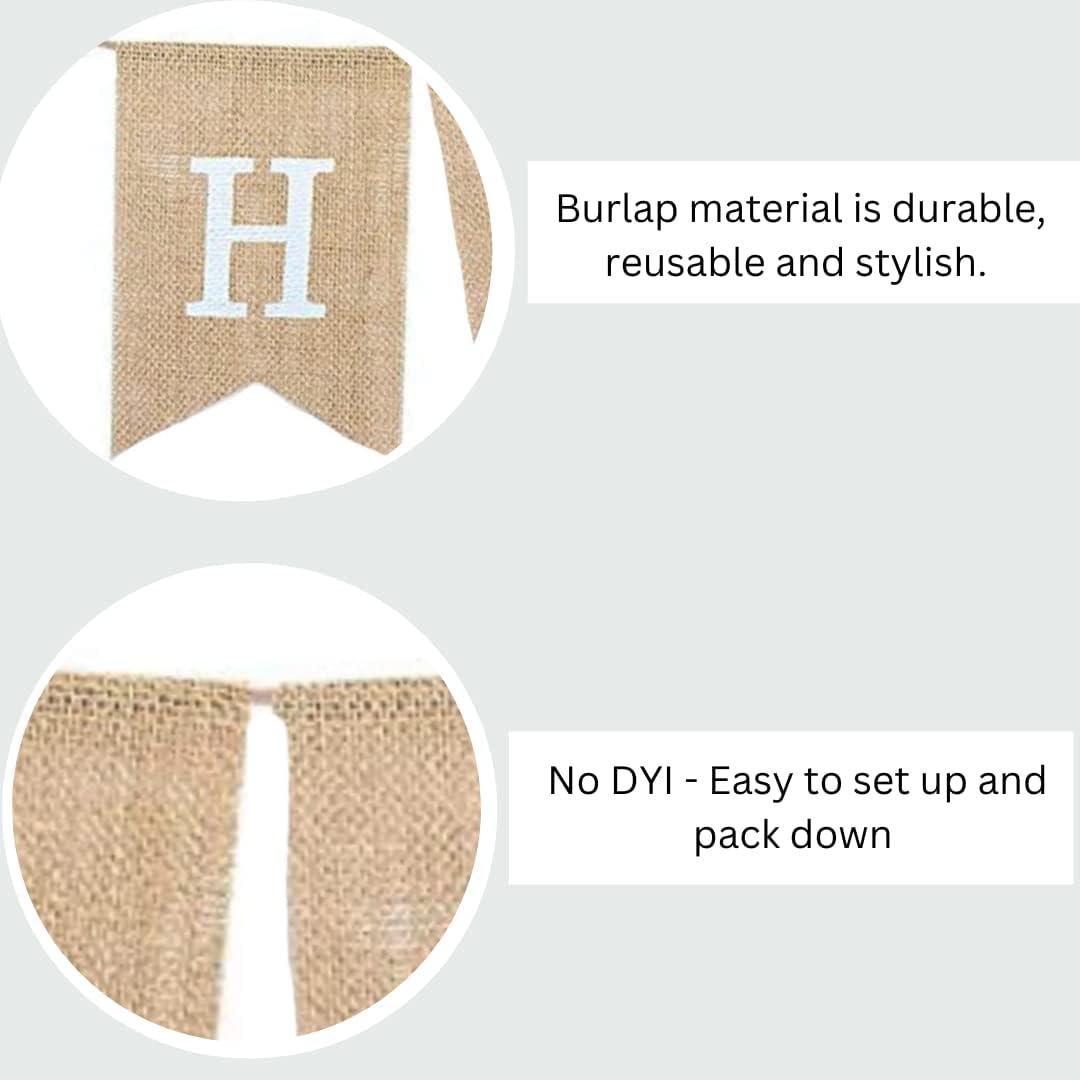 Banner de Yute Feliz Cumpleaños Shimmer Anna Shine 2.6m