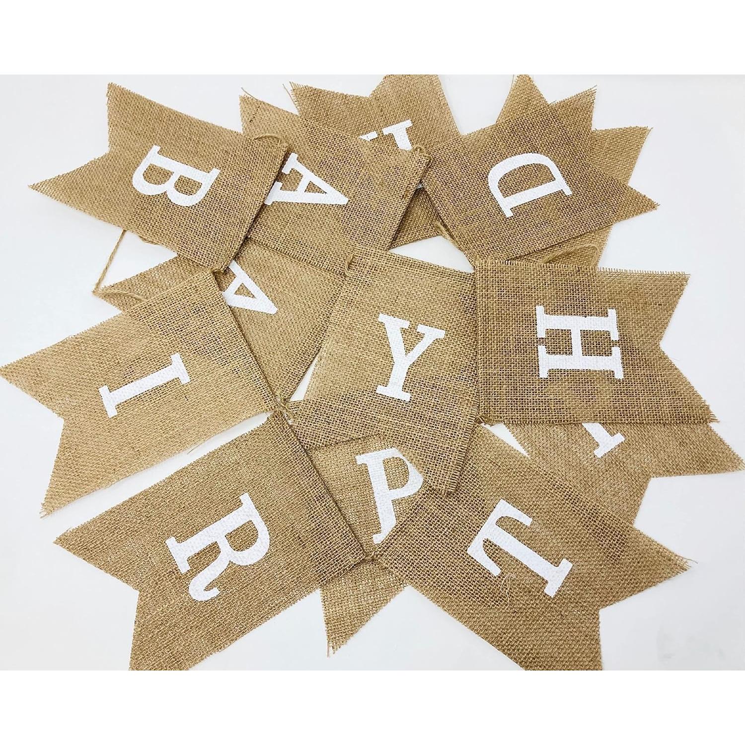 Banner de Yute Feliz Cumpleaños Shimmer Anna Shine 2.6m