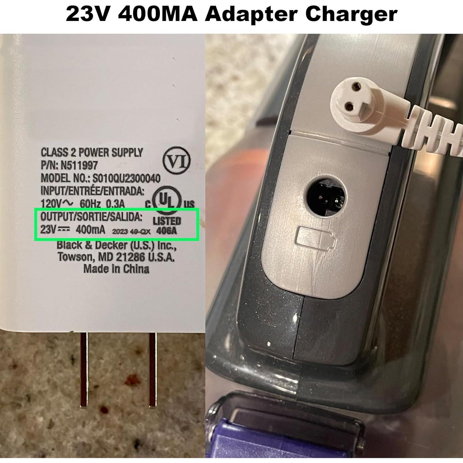 Cargador Black+Decker 23V 400mA para Aspiradora HHVK515JP07