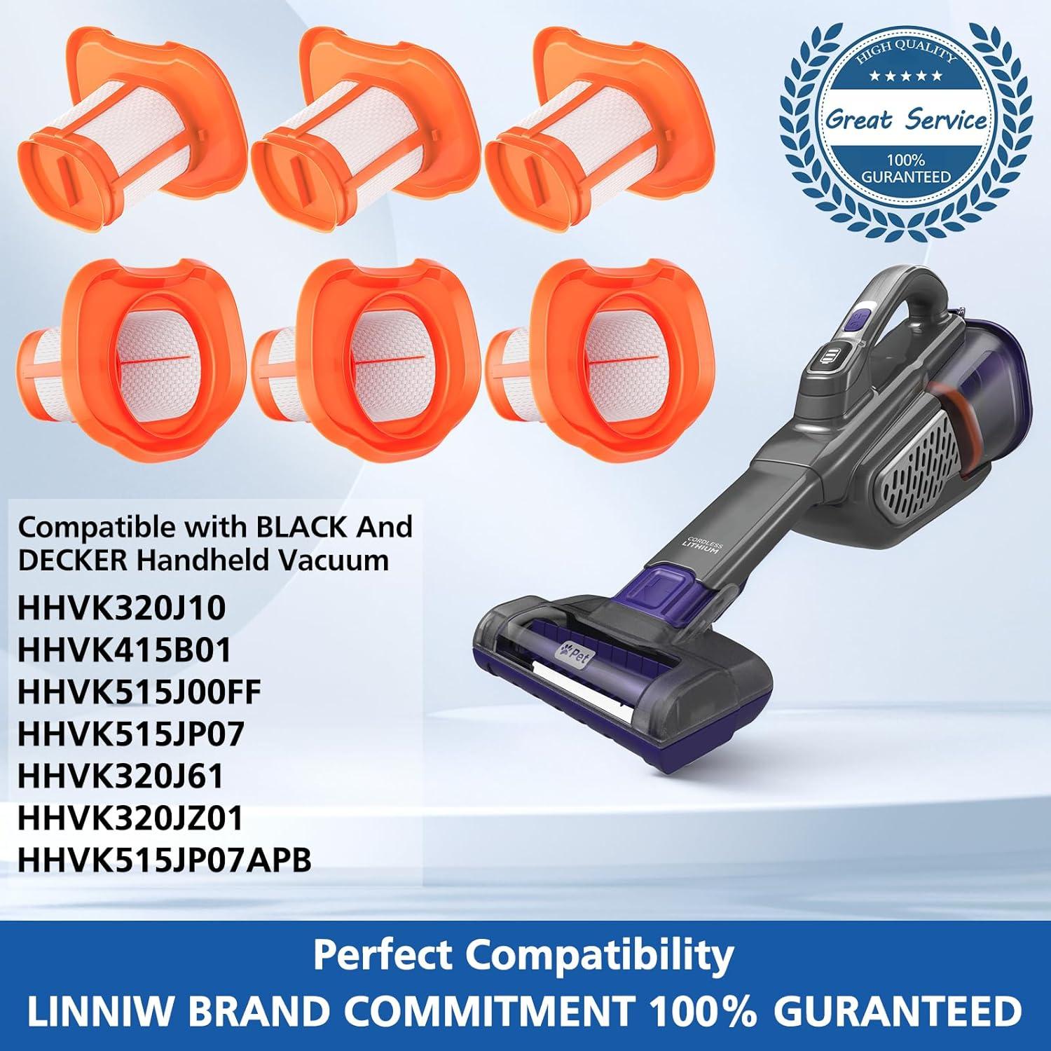 Filtro Lavable HHVKF10 para Aspiradora BLACK+DECKER - Paquete 6