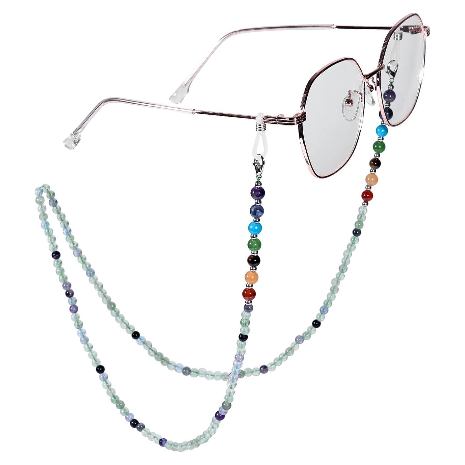 Cadena de Gafas SUNYIK 7 Chakras Cristal 69cm Unisex