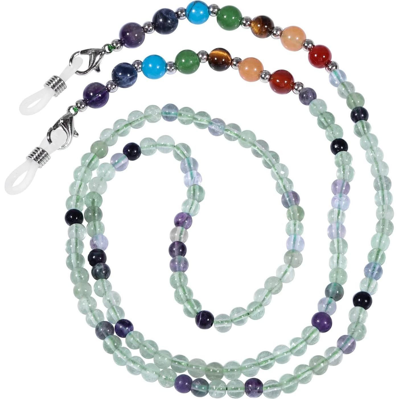 Cadena de Gafas SUNYIK 7 Chakras Cristal 69cm Unisex