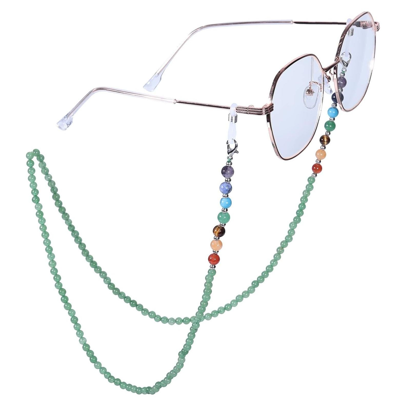 Cadena de Gafas Sunyik 7 Chakras Cristal 69 cm Unisex