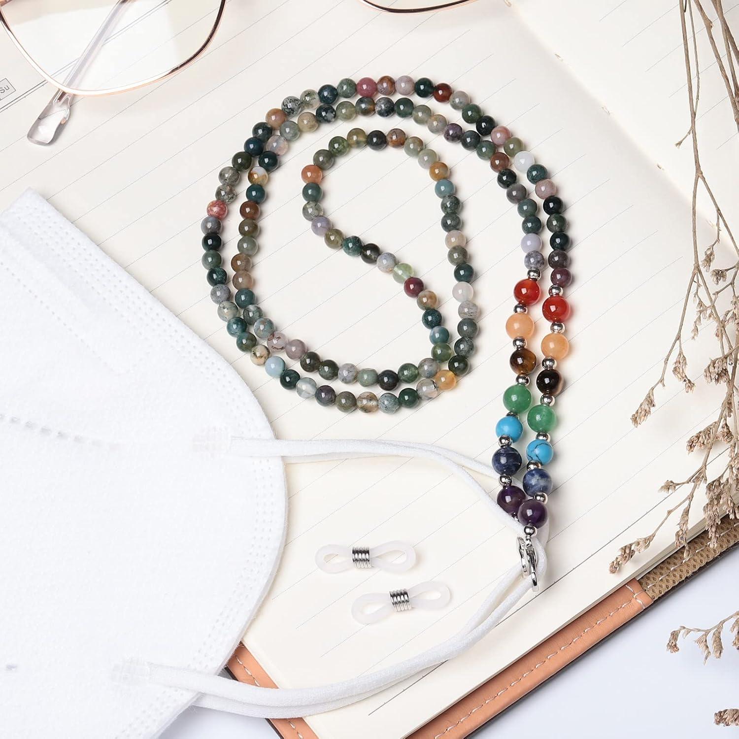 Cadena de Gafas Sunyik 7 Chakras Unisex con Cristales