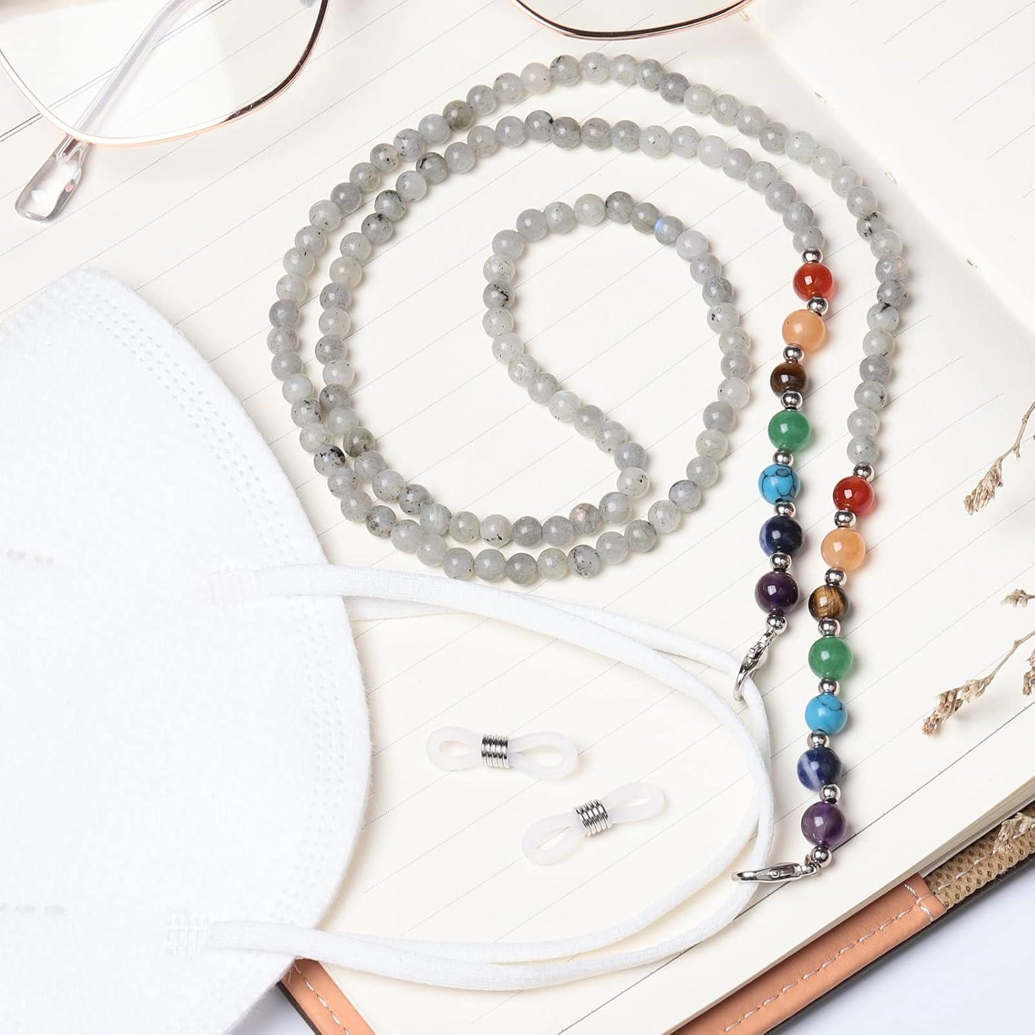 Cadena de Gafas Sunyik 7 Chakras Unisex con Cristales