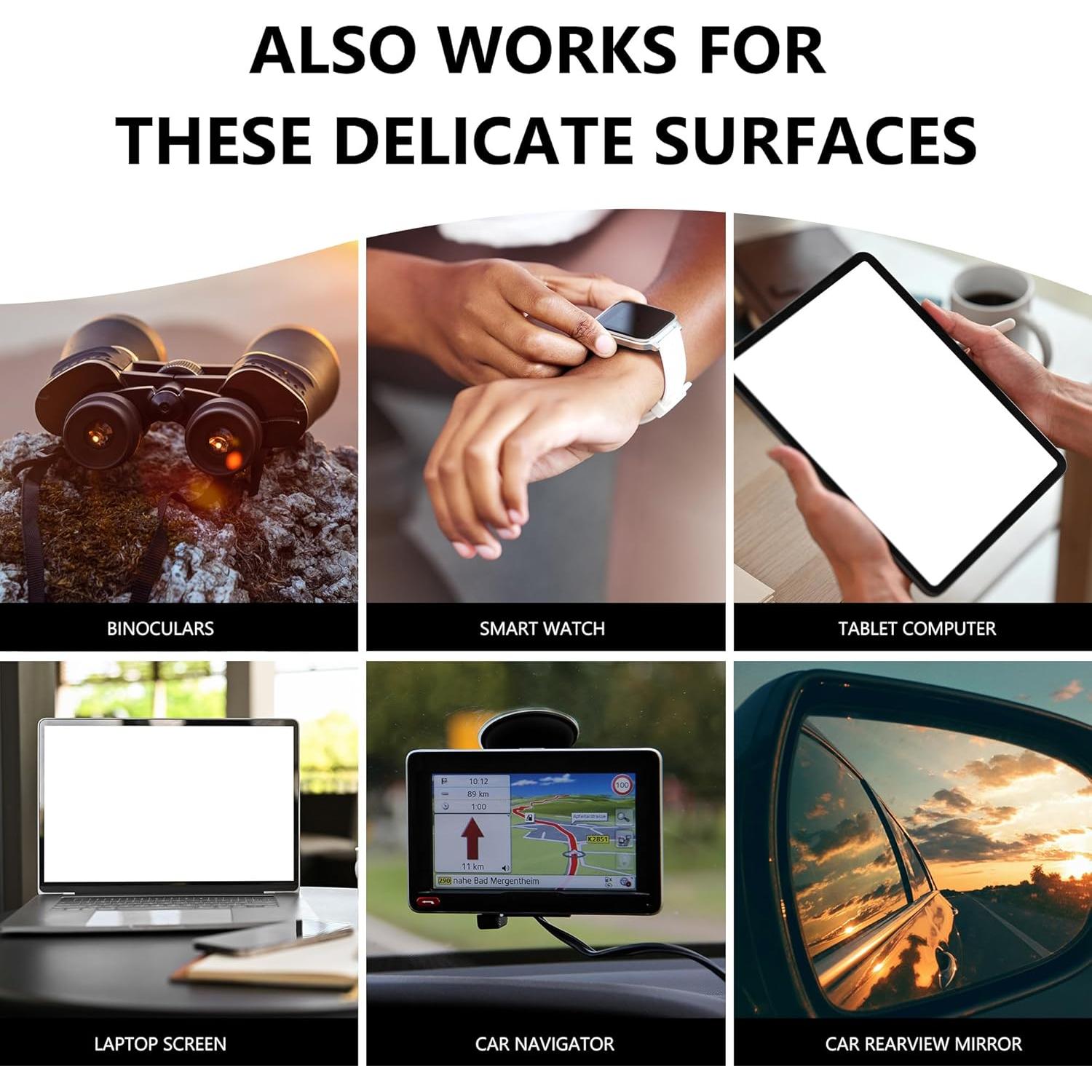 Paquete de 100 Toallitas de Limpieza iDuster para Lentes