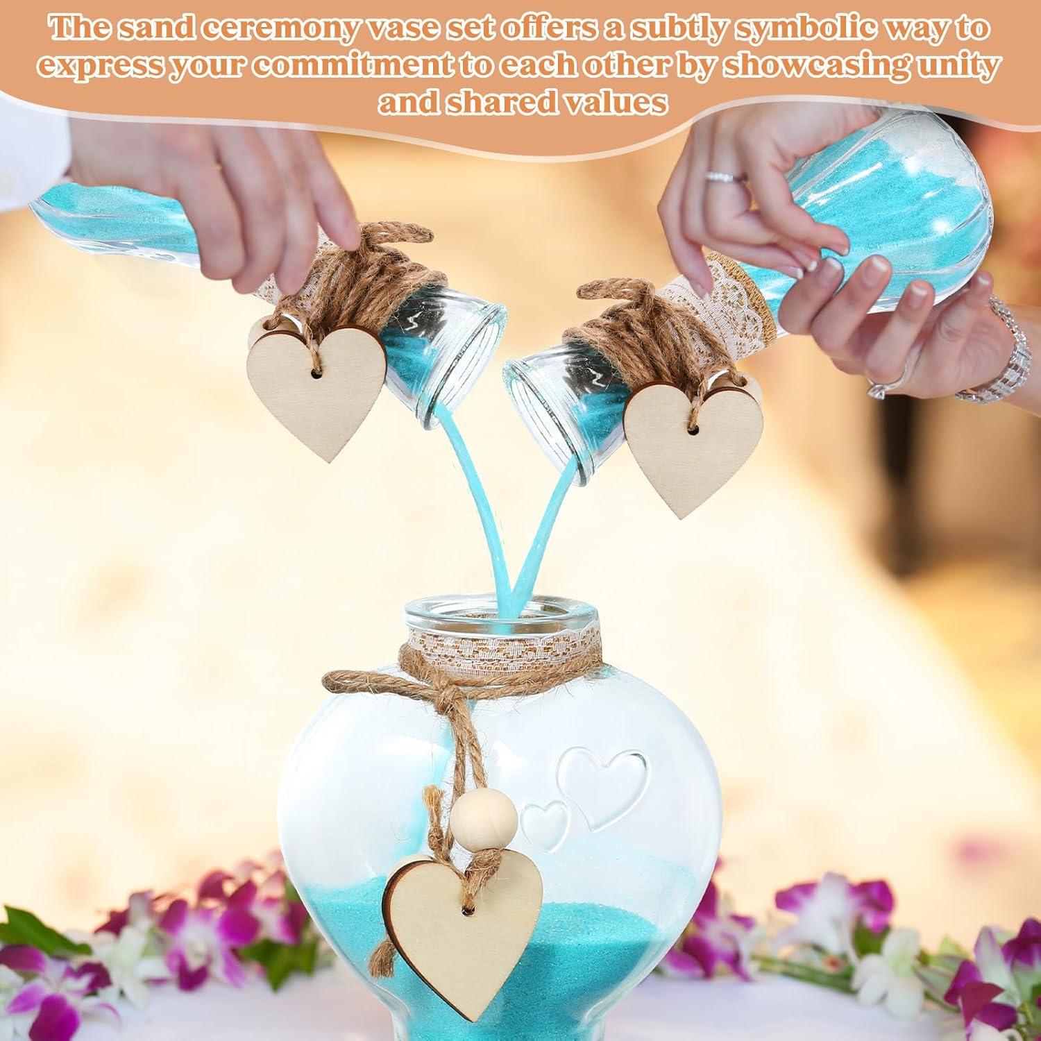 Conjunto de Ceremonia de Arena de Unidad Layhit - 3 Piezas Vidrio