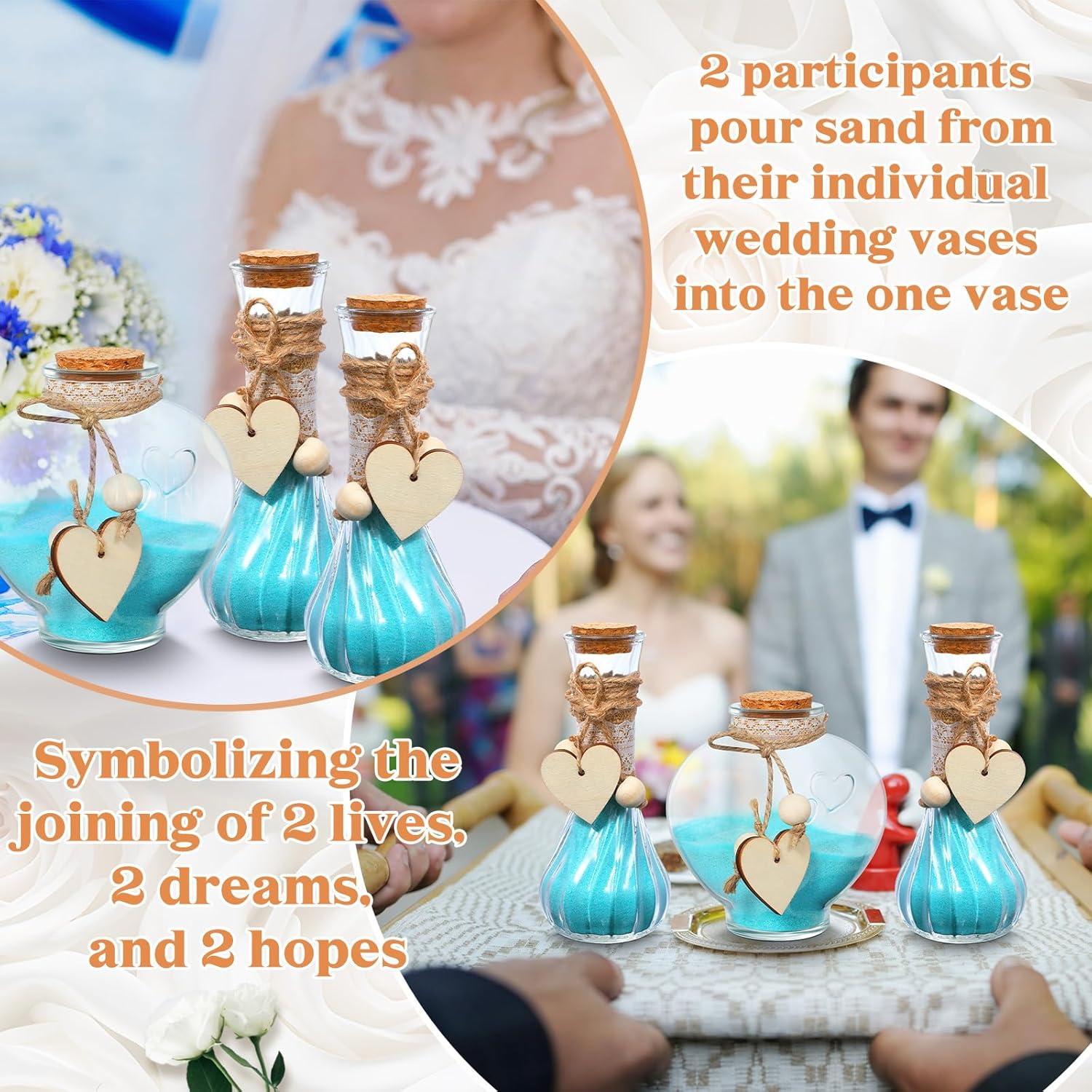 Conjunto de Ceremonia de Arena de Unidad Layhit - 3 Piezas Vidrio