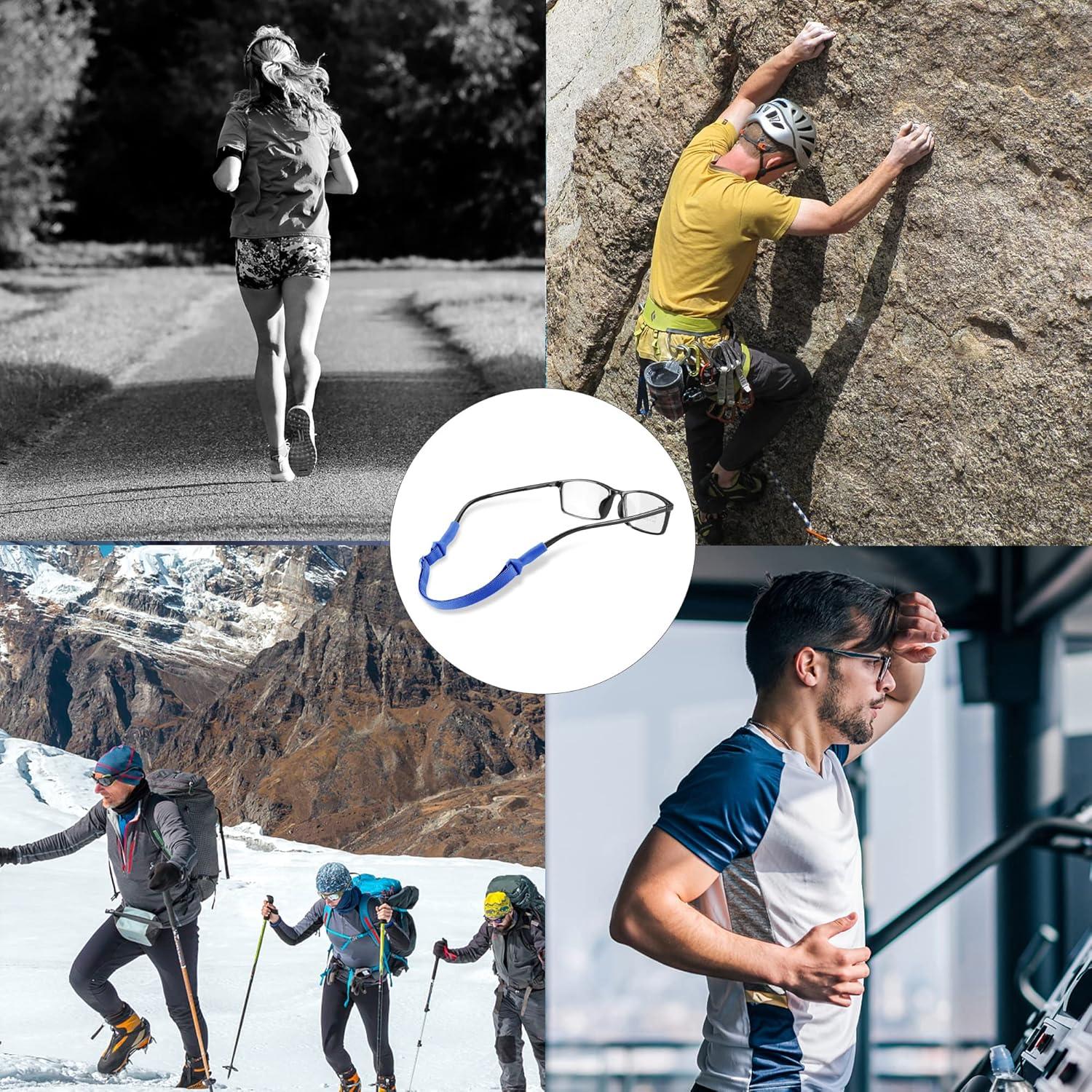 Correa Ajustable para Gafas Lvvfit 4pcs Azul Nylon Silicona