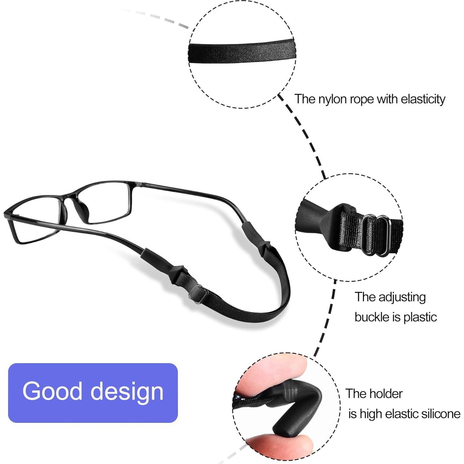 Correa Ajustable para Gafas Lvvfit 4 Piezas Multicolor