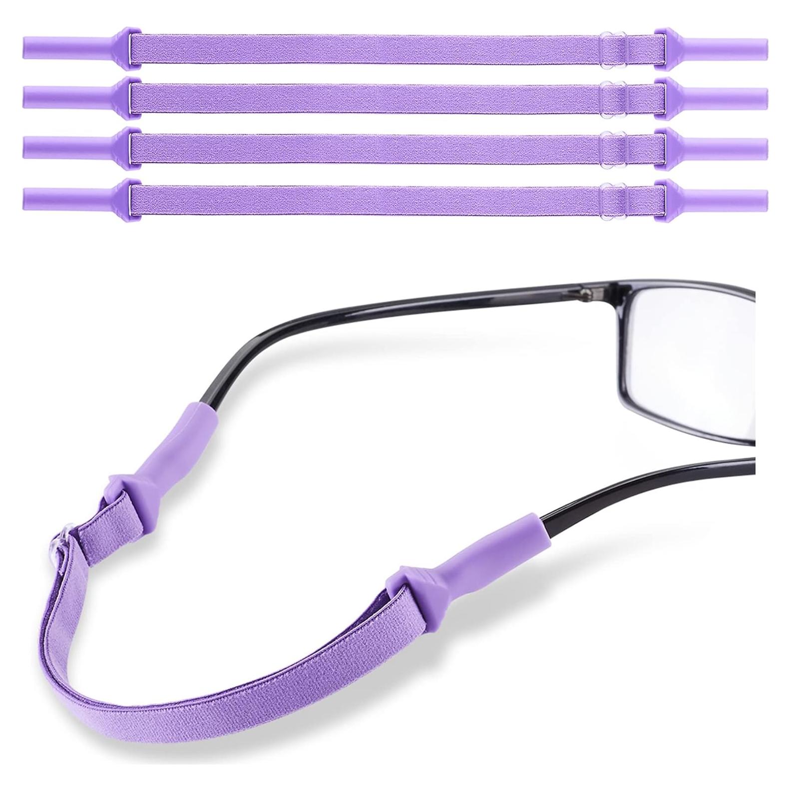 Correa Ajustable para Gafas LVVFit 4 Piezas Púrpura