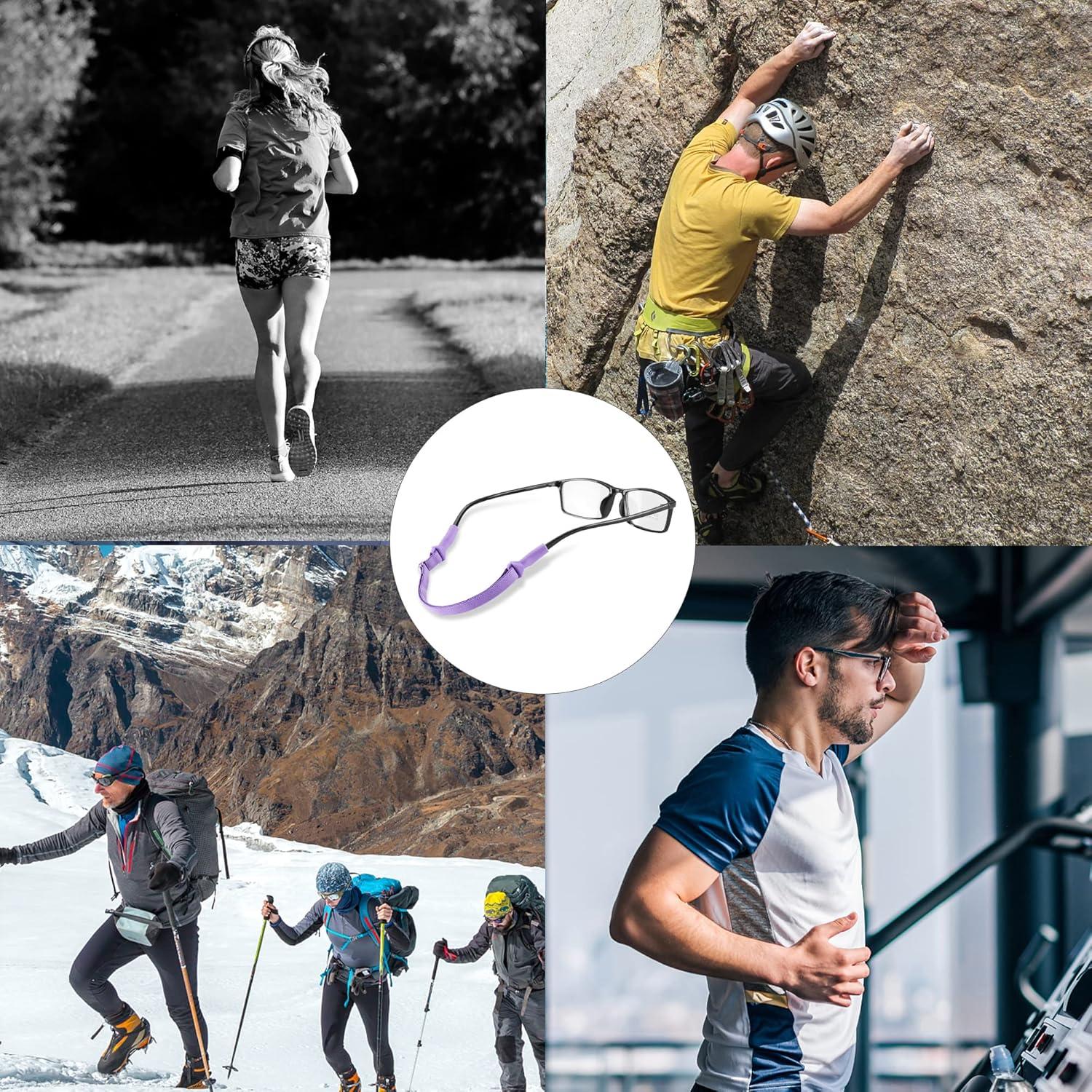 Correa Ajustable para Gafas LVVFit 4 Piezas Púrpura