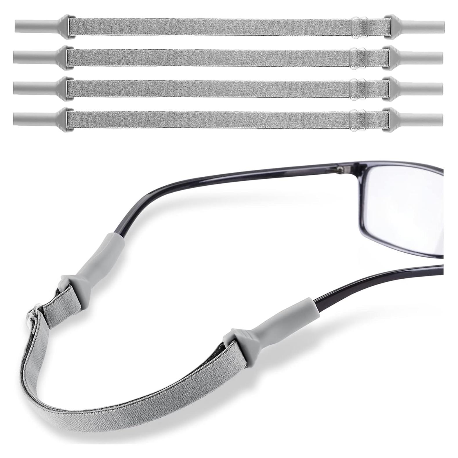 Correa Ajustable para Gafas LVVFit 4pcs Gris Nylon Silicona
